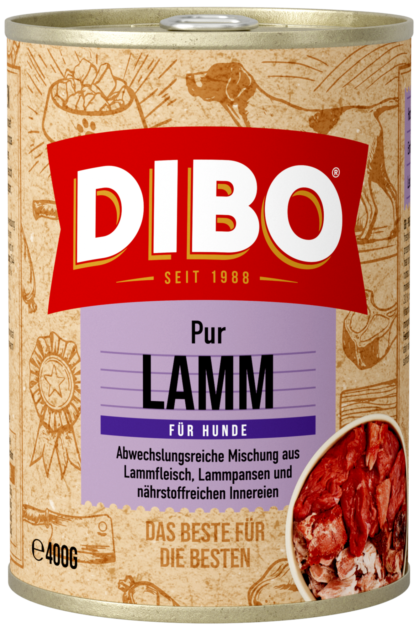 DIBO - LAMM PUR, 400g-Dose Dibo 400g Tin - lamm