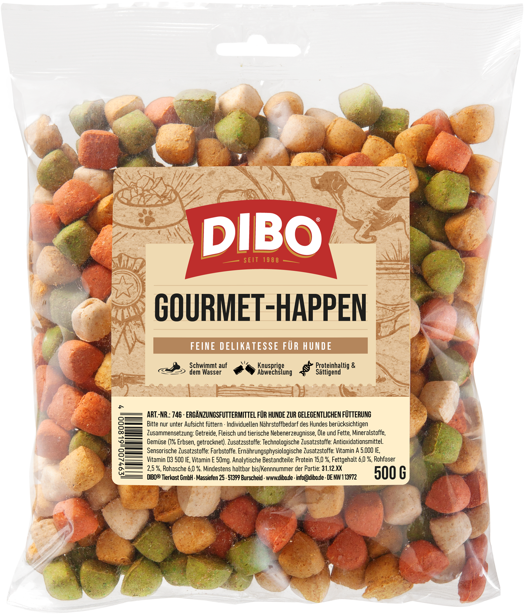 DIBO Gourmet-Happen, 10kg-Karton
