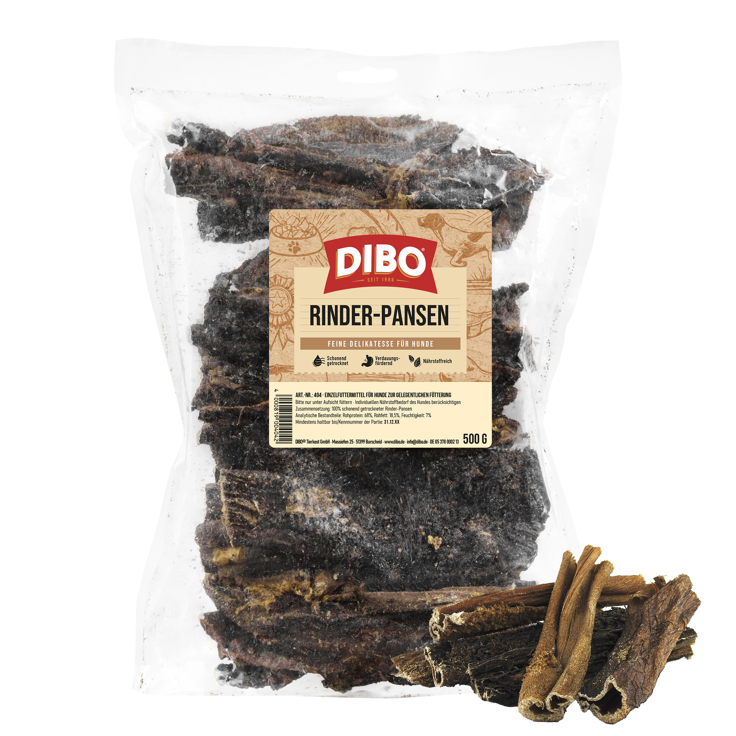 DIBO Rinder-Pansen, 500g-Beutel