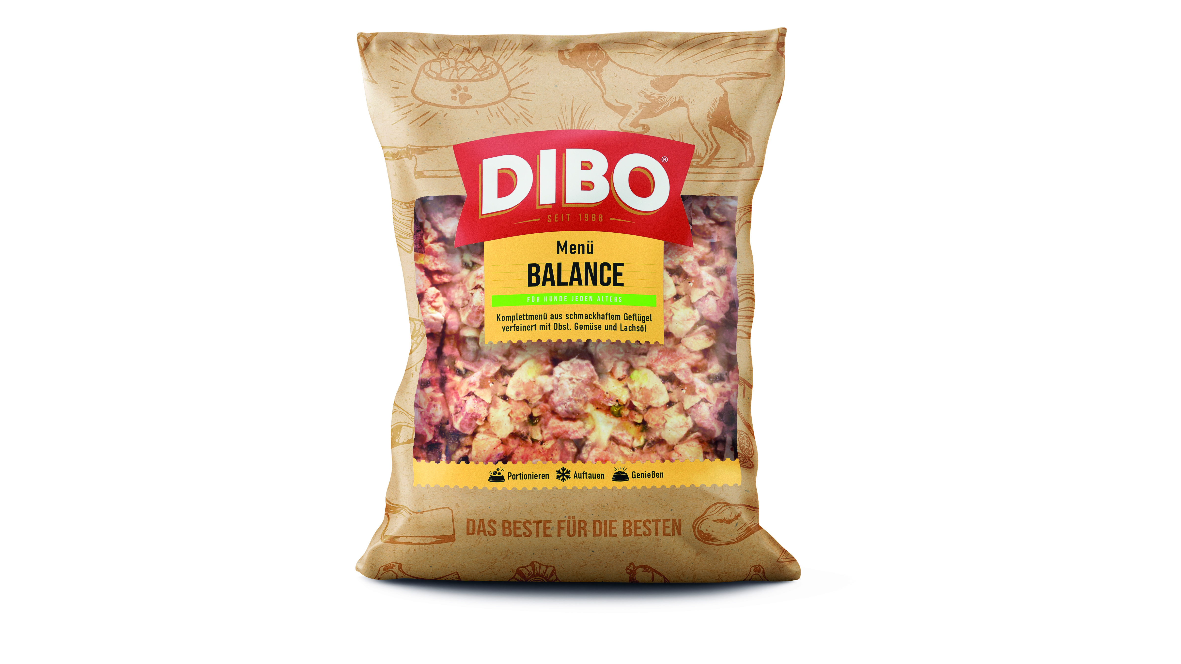 DIBO Menü-Balance - B.A.R.F.-Frostfutter für Hunde