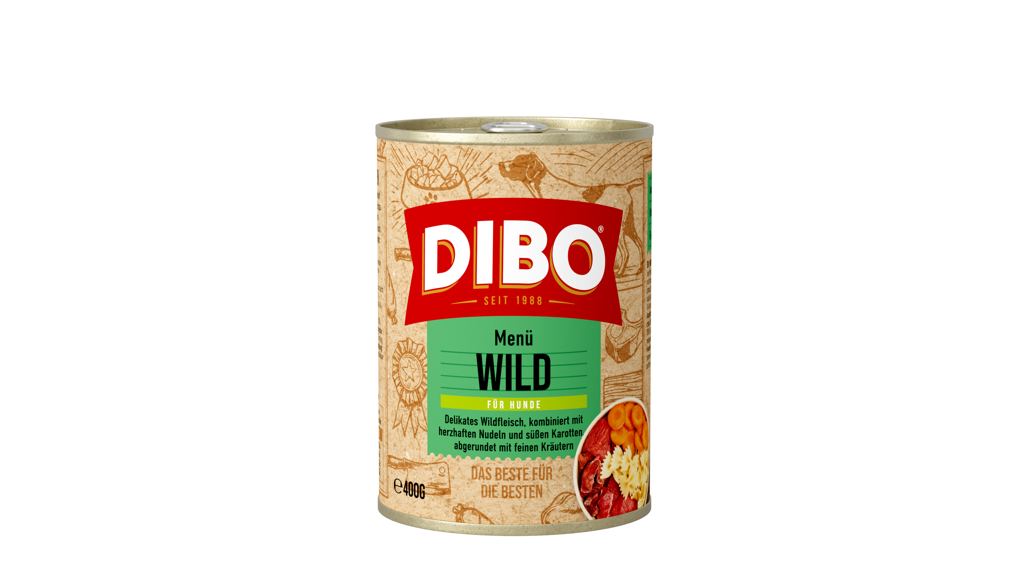 DIBO - WILD MENÜ, 400g-Dose