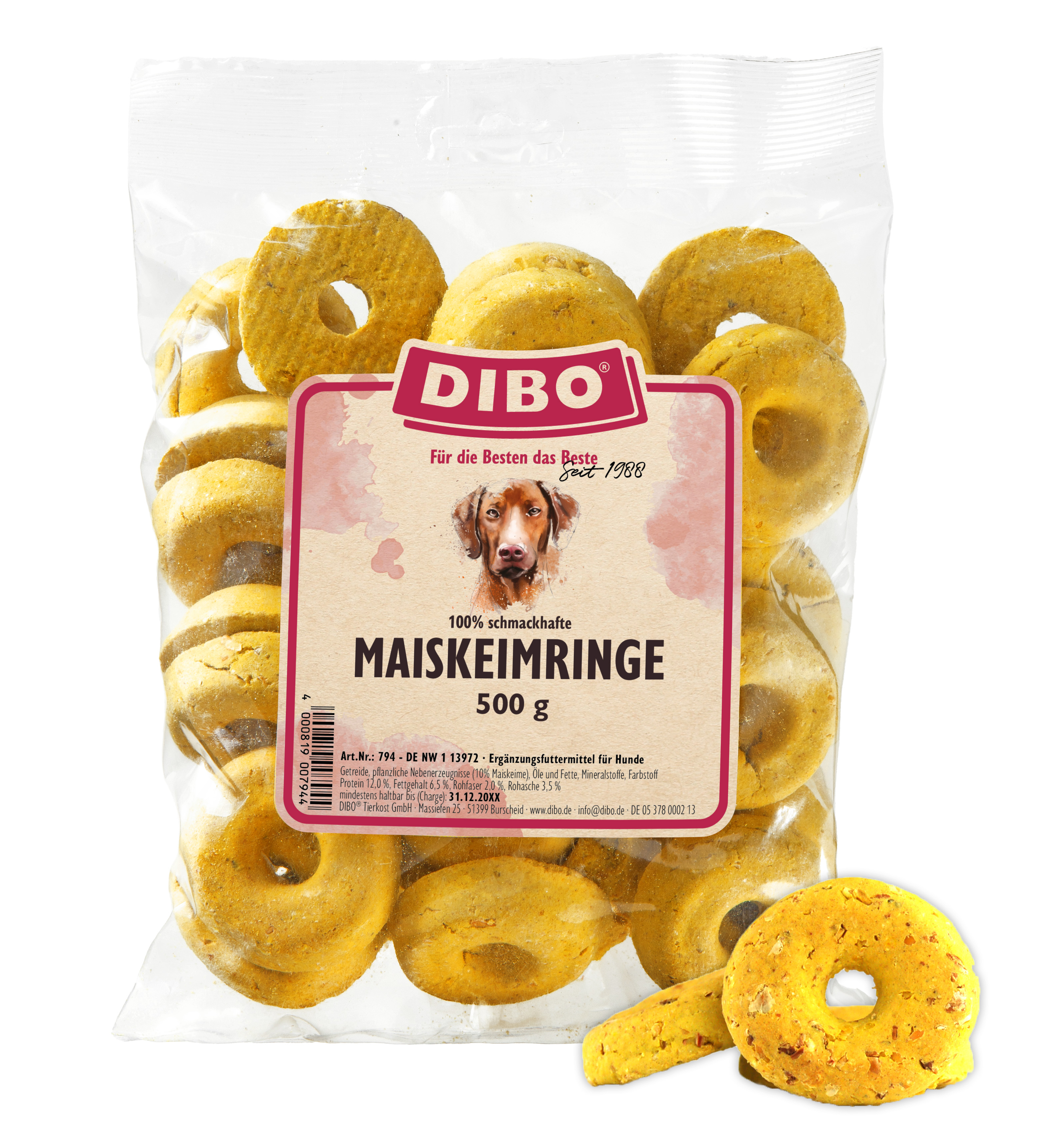 DIBO Maiskeimringe, 500g-Beutel