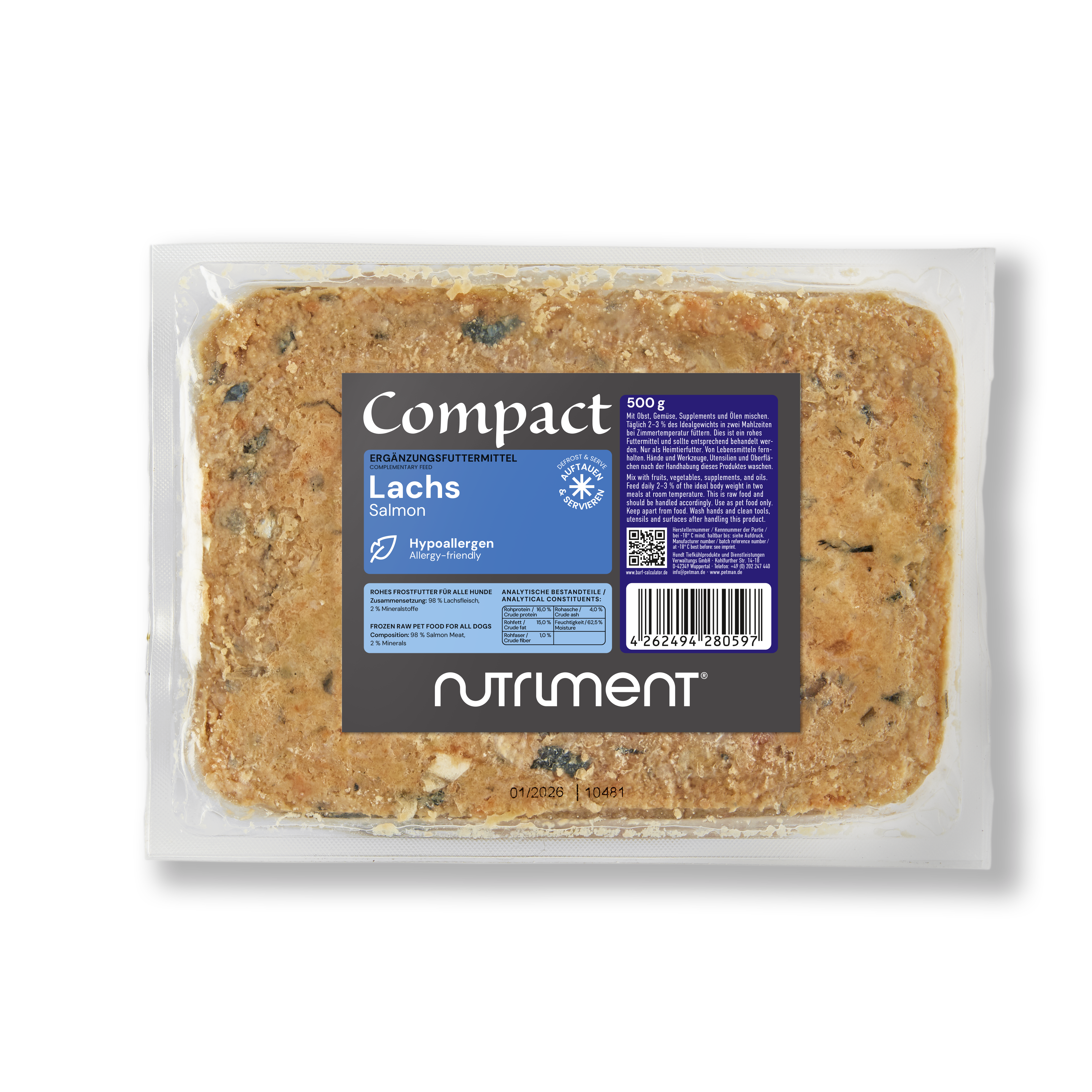 Nutriment Compact FISCH / LACHS