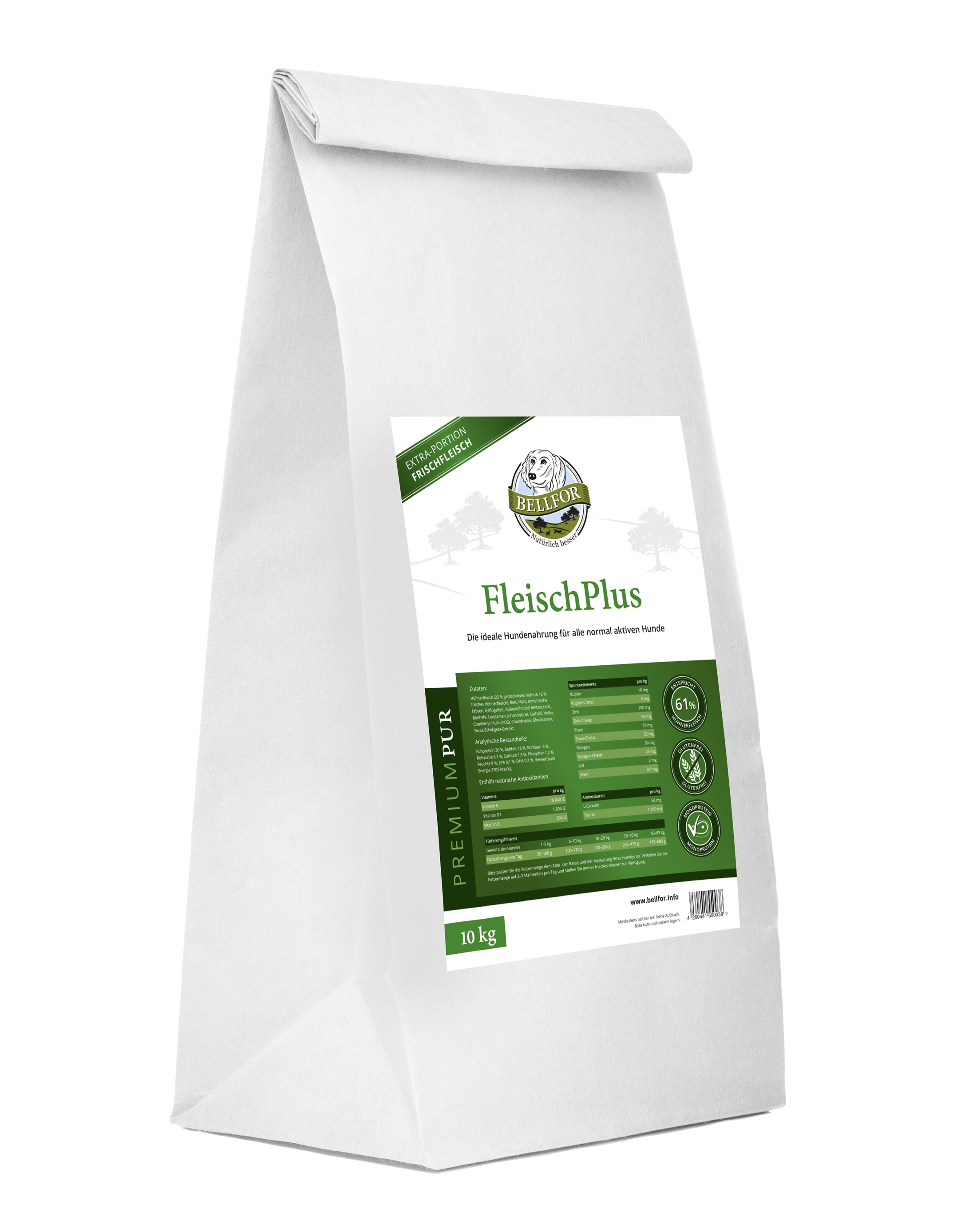 Premium Pur FleischPlus, 10kg-Sack