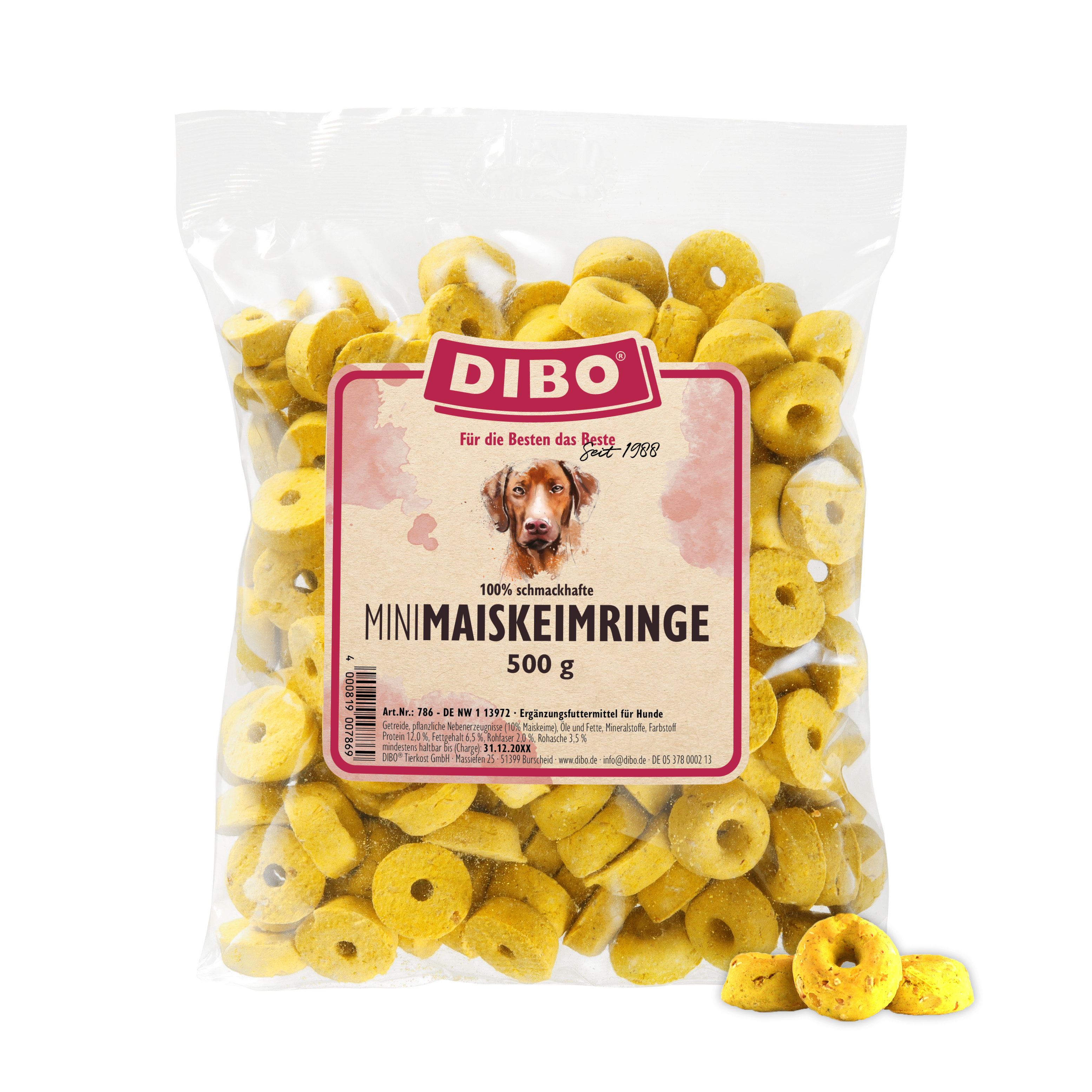 DIBO Mini-Maiskeimringe, 500g-Beutel