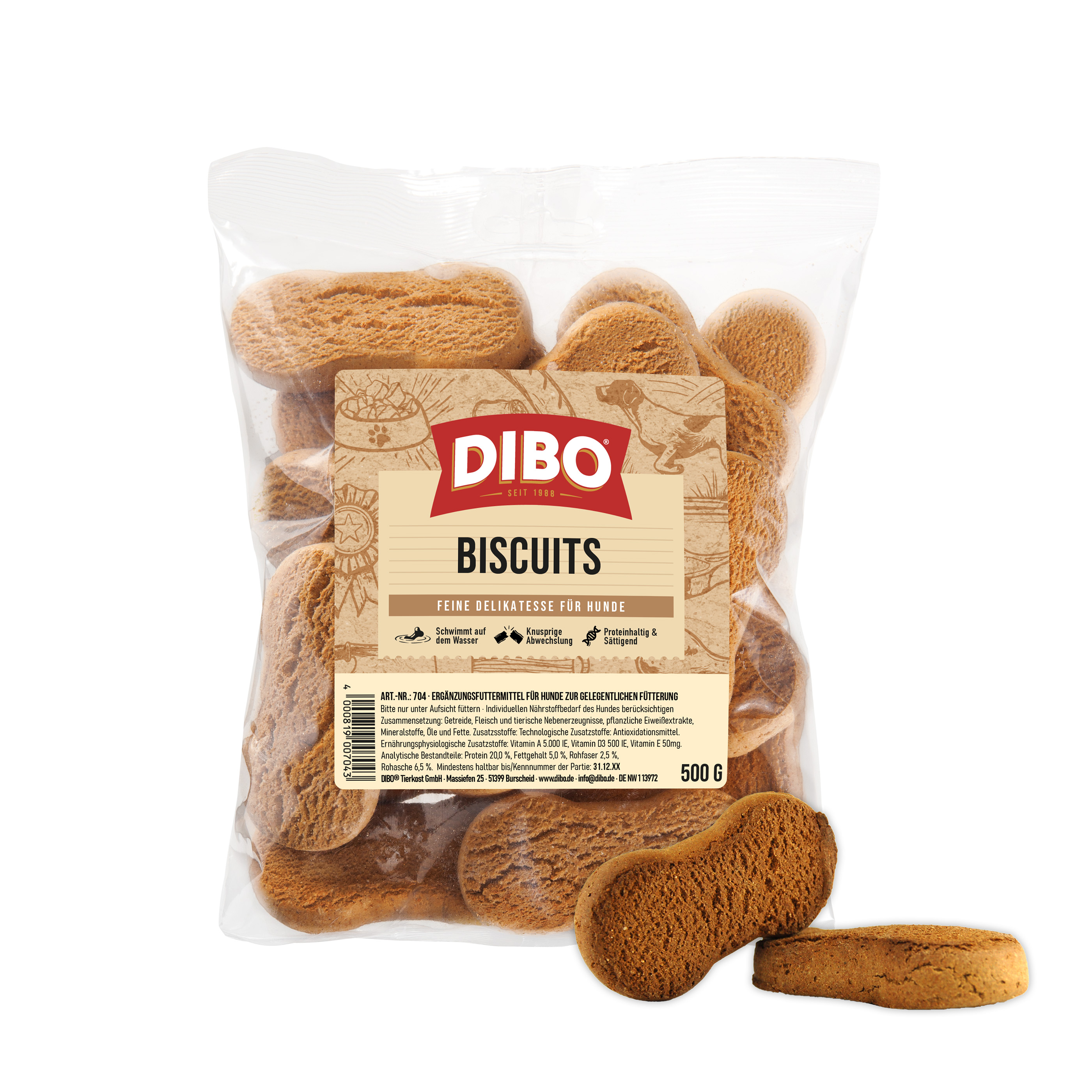 DIBO Biscuits, 500g-Beutel