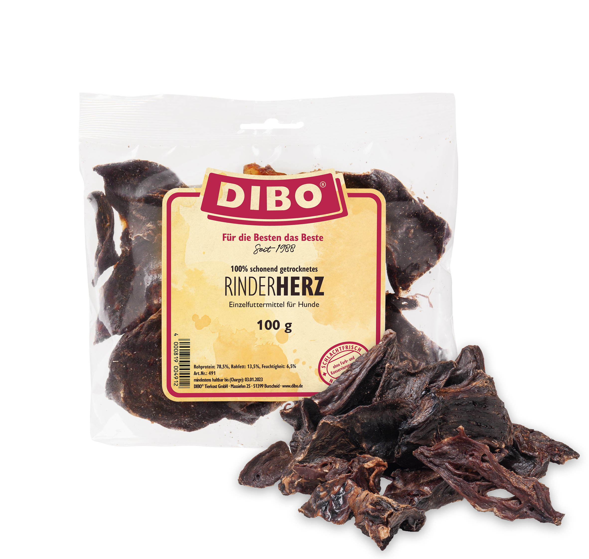 DIBO Rinder-Herz, entfettet