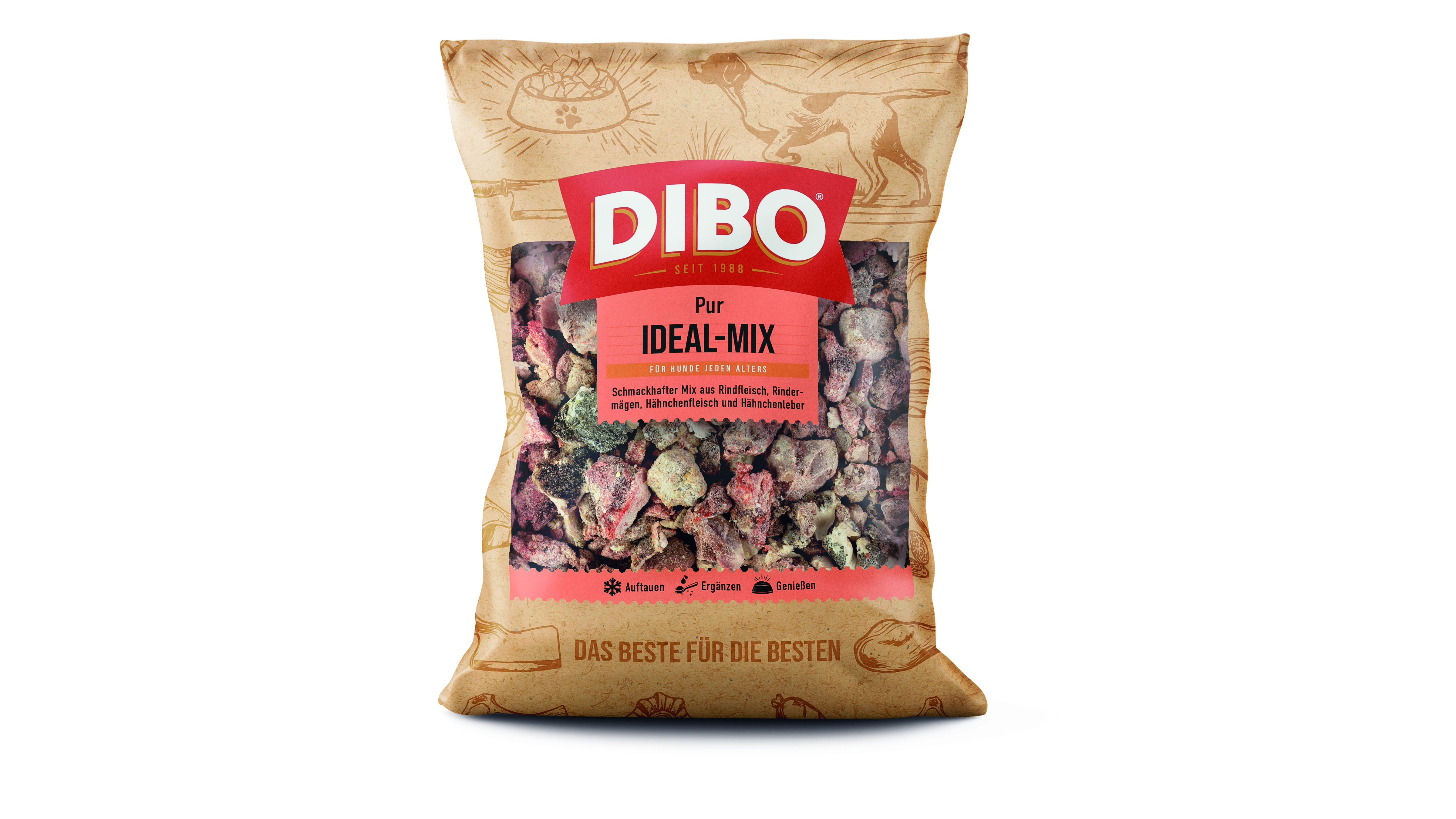 DIBO Ideal-Mix - B.A.R.F.-Frostfutter für Hunde