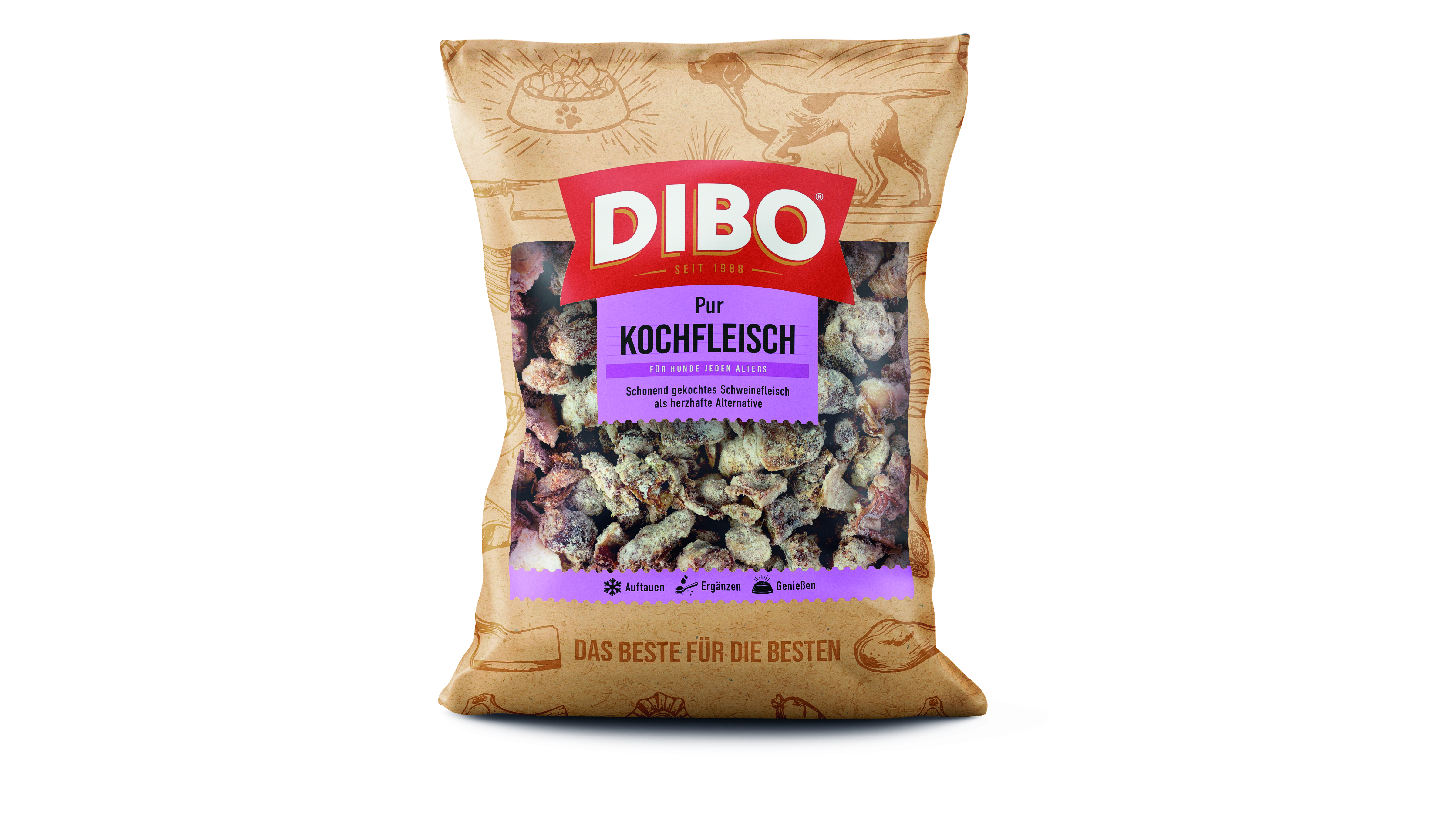 DIBO Kochfleisch - B.A.R.F.-Frostfutter für Hunde