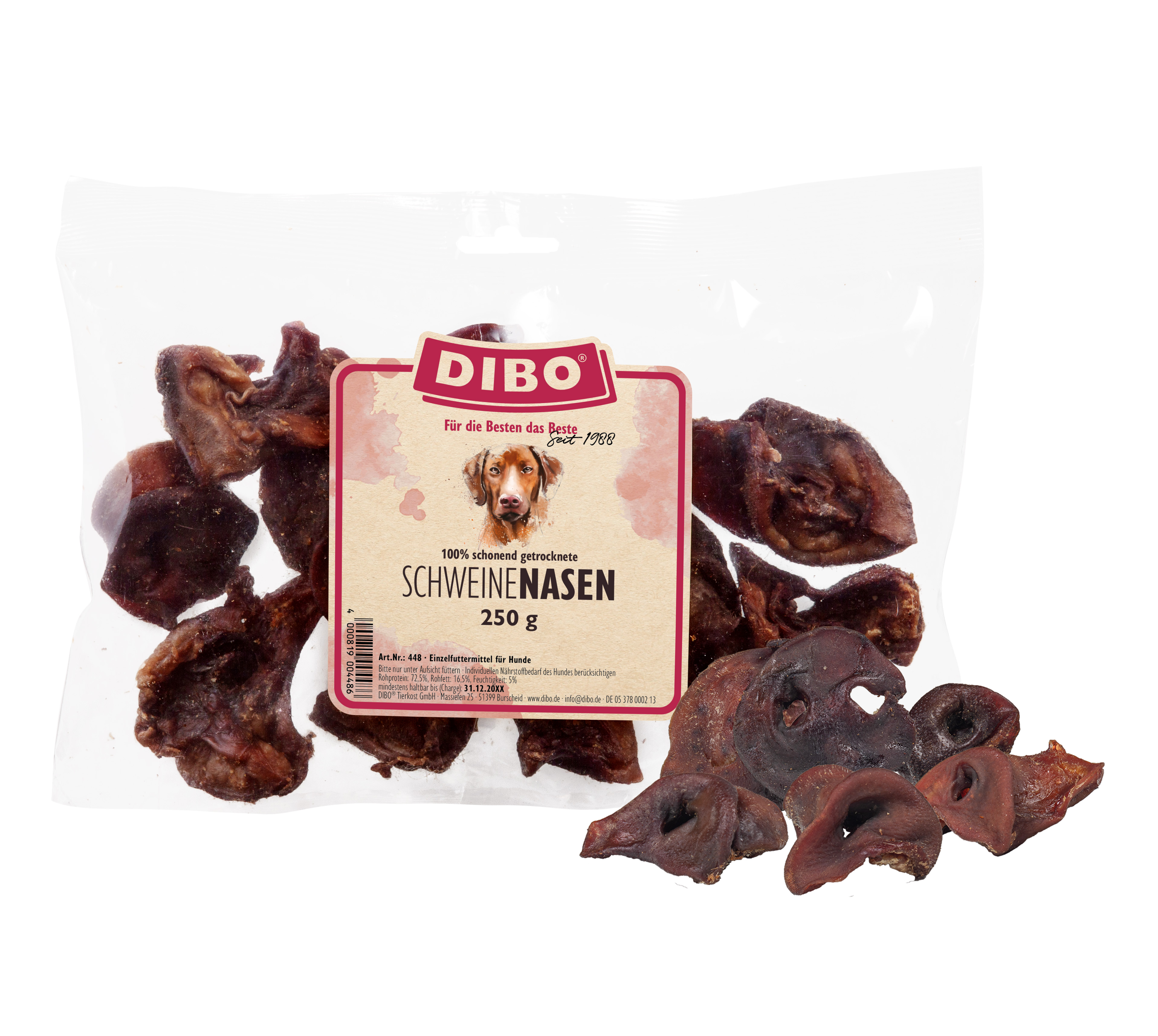 DIBO Schweine-Nasen, 250g-Beutel