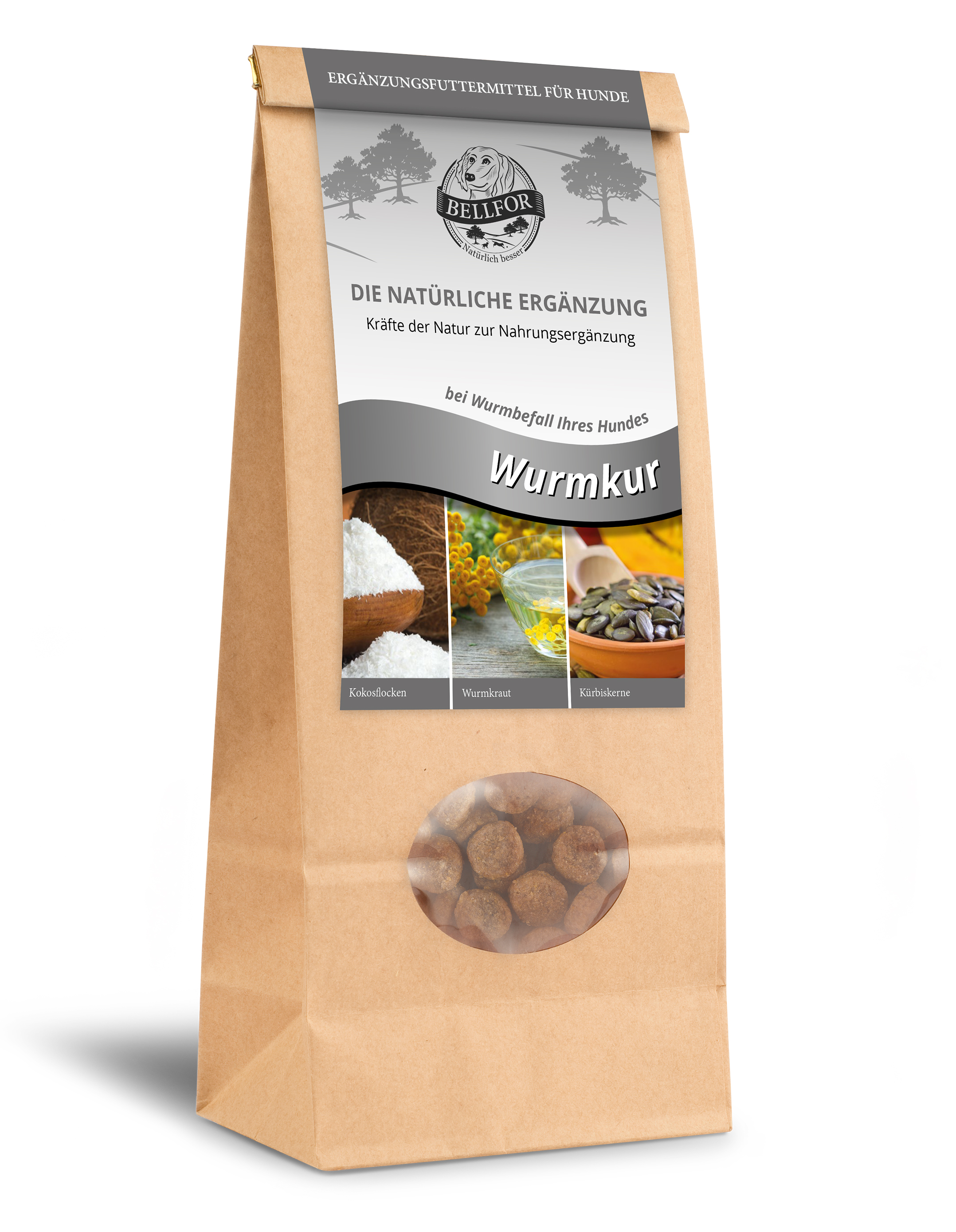 Bellfor "Wurmkur"-Kekse, 200g-Beutel