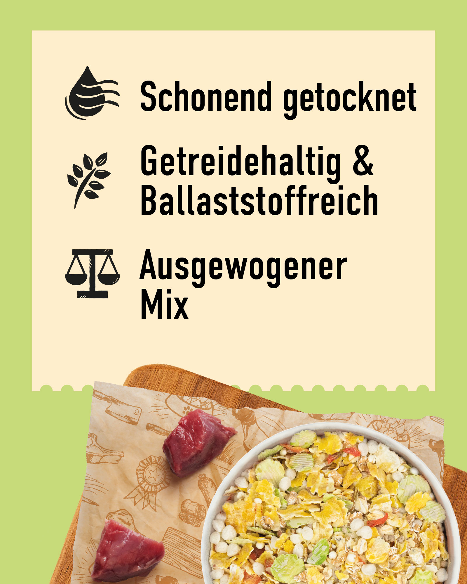 DIBO Spezial-Flocken-Mix, 1kg-Beutel