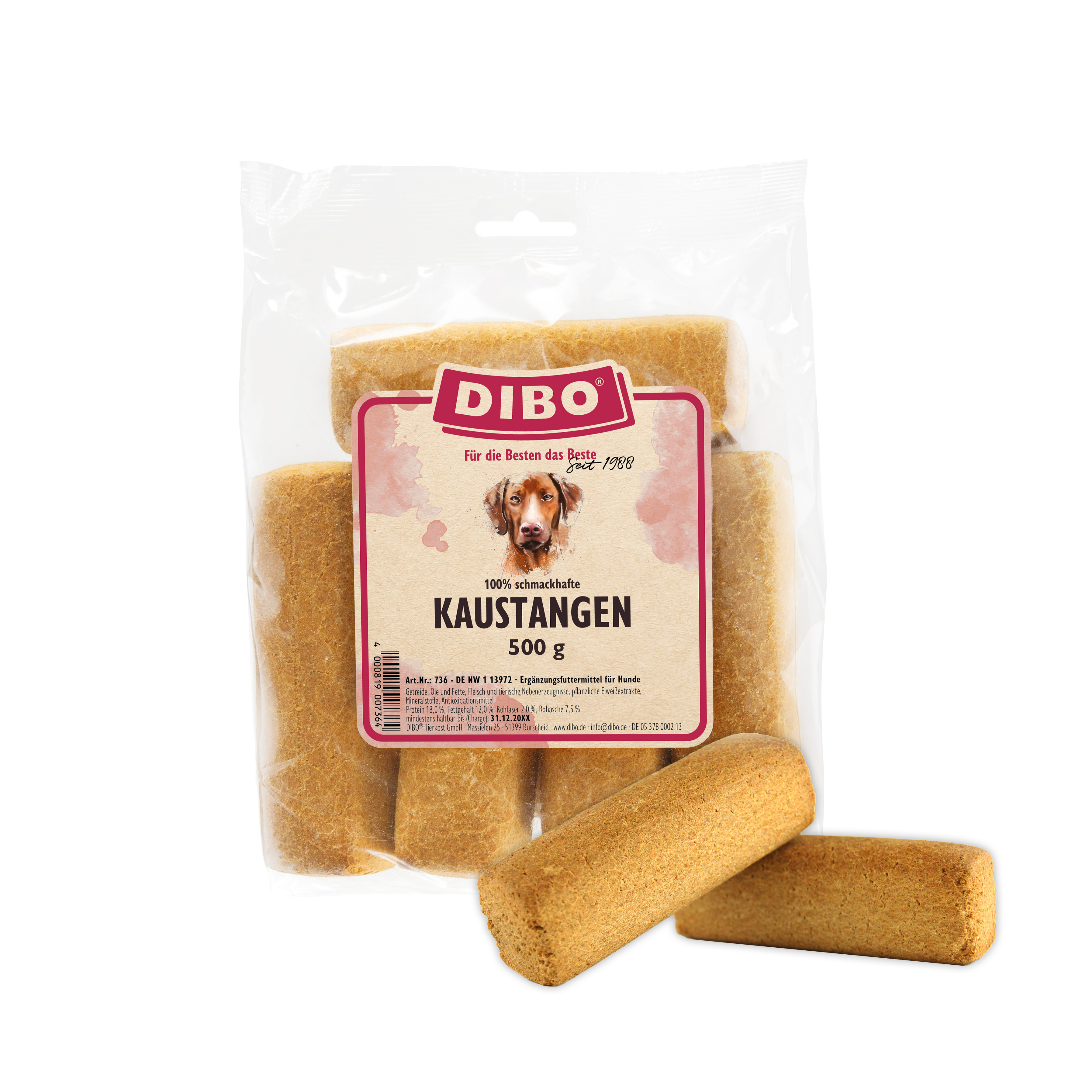 DIBO Kaustangen, 500g-Beutel