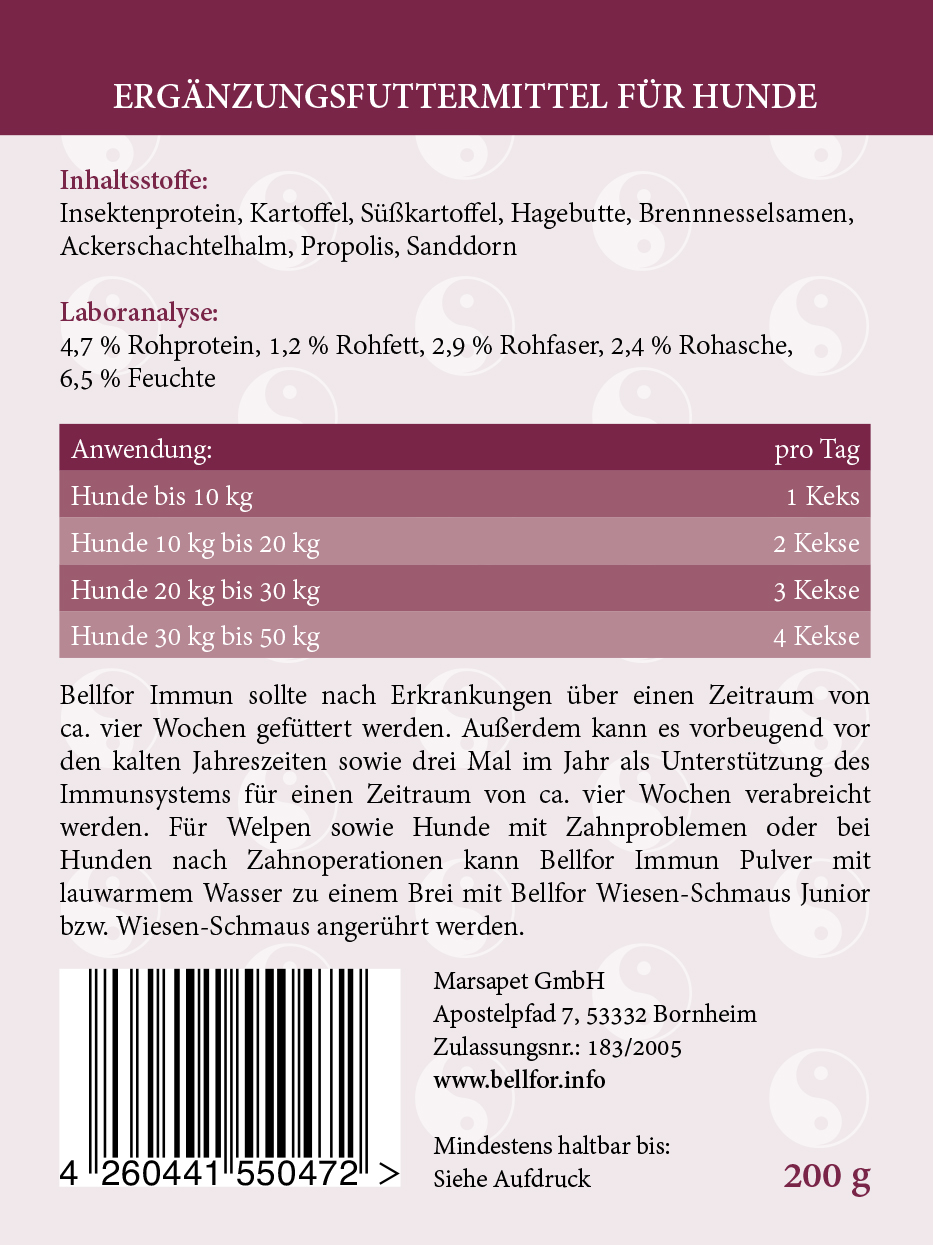 Bellfor "Immun"-Kekse, 200g-Beutel