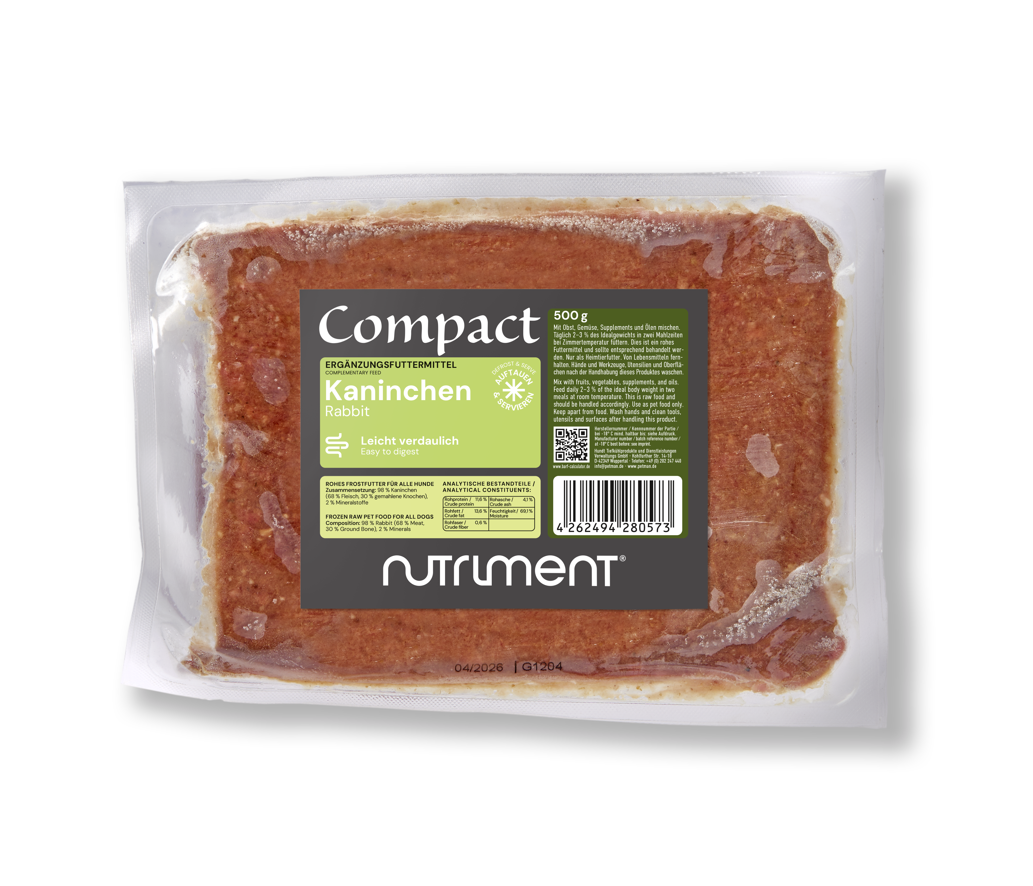 Nutriment Compact KANINCHEN