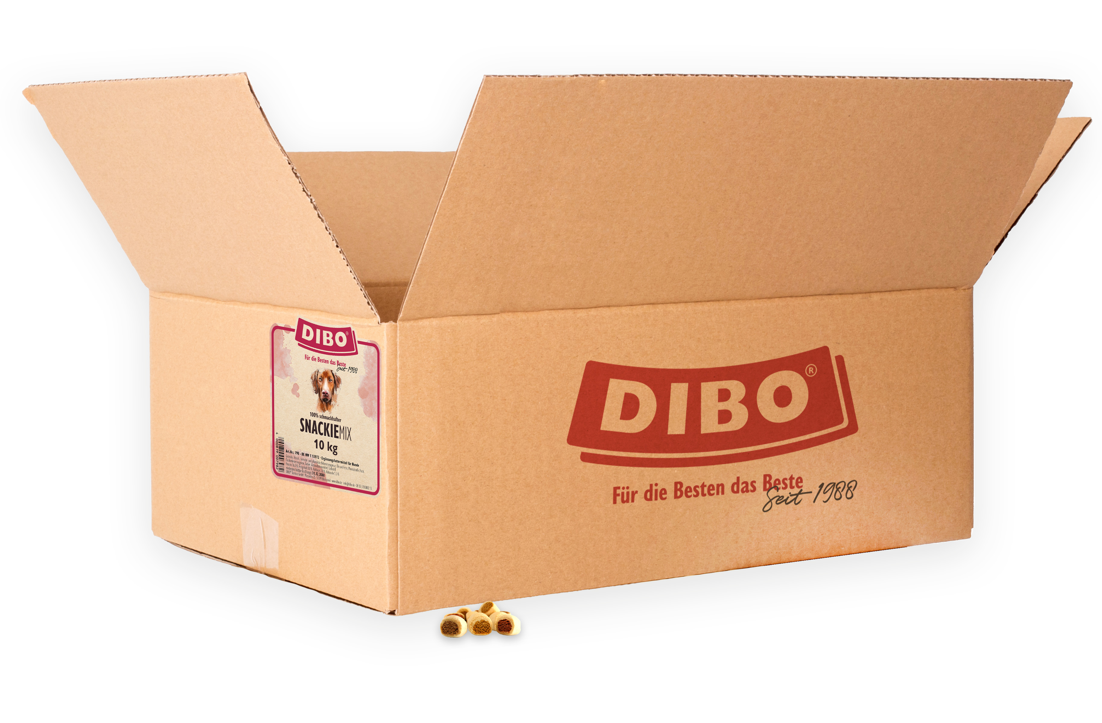 DIBO Snackie-Mix, 10kg-Karton