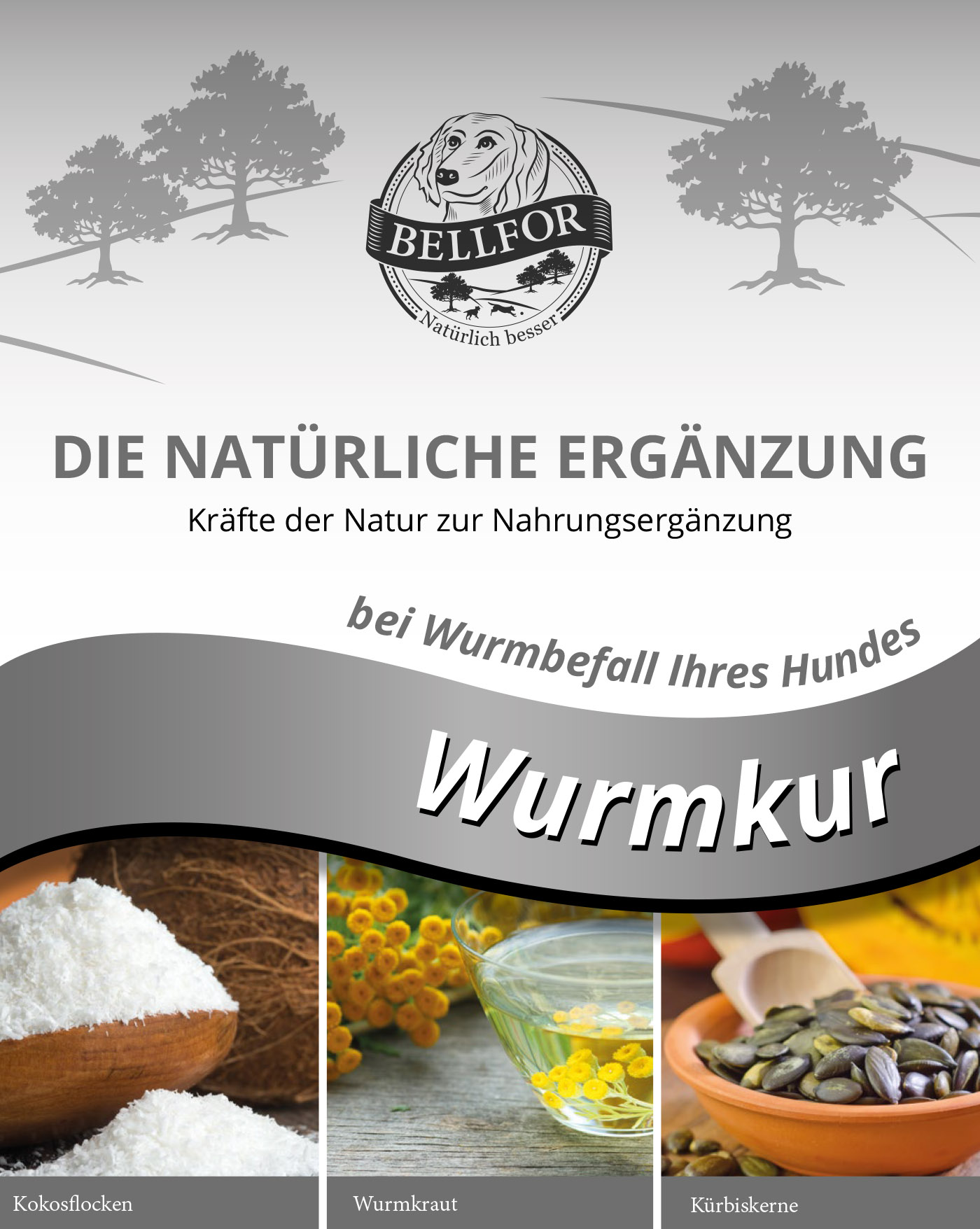 Bellfor Wurmkur-Pulver, 250g-Dose