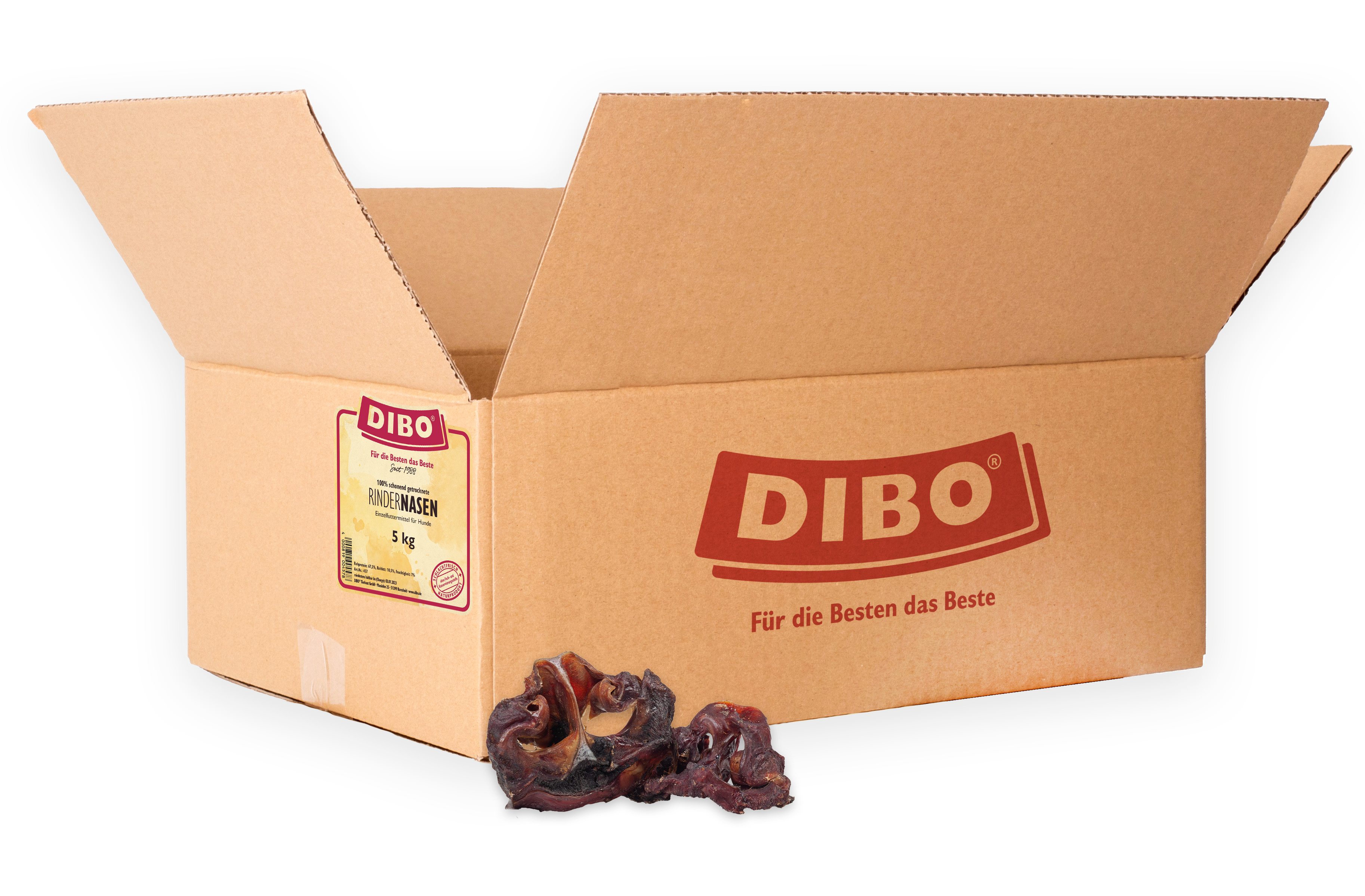 DIBO Rinder-Nasen, 5kg-Karton