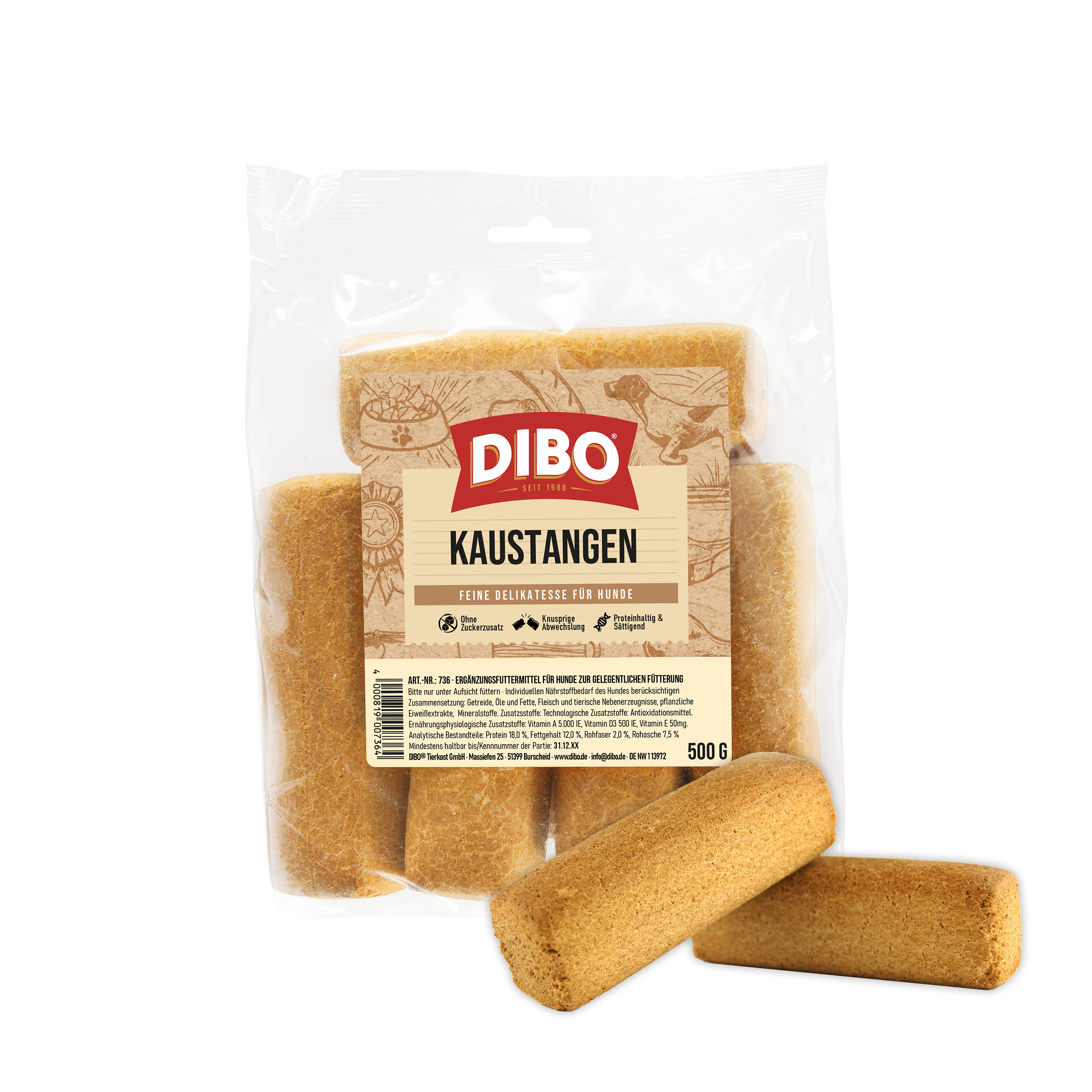 DIBO Kaustangen, 500g-Beutel