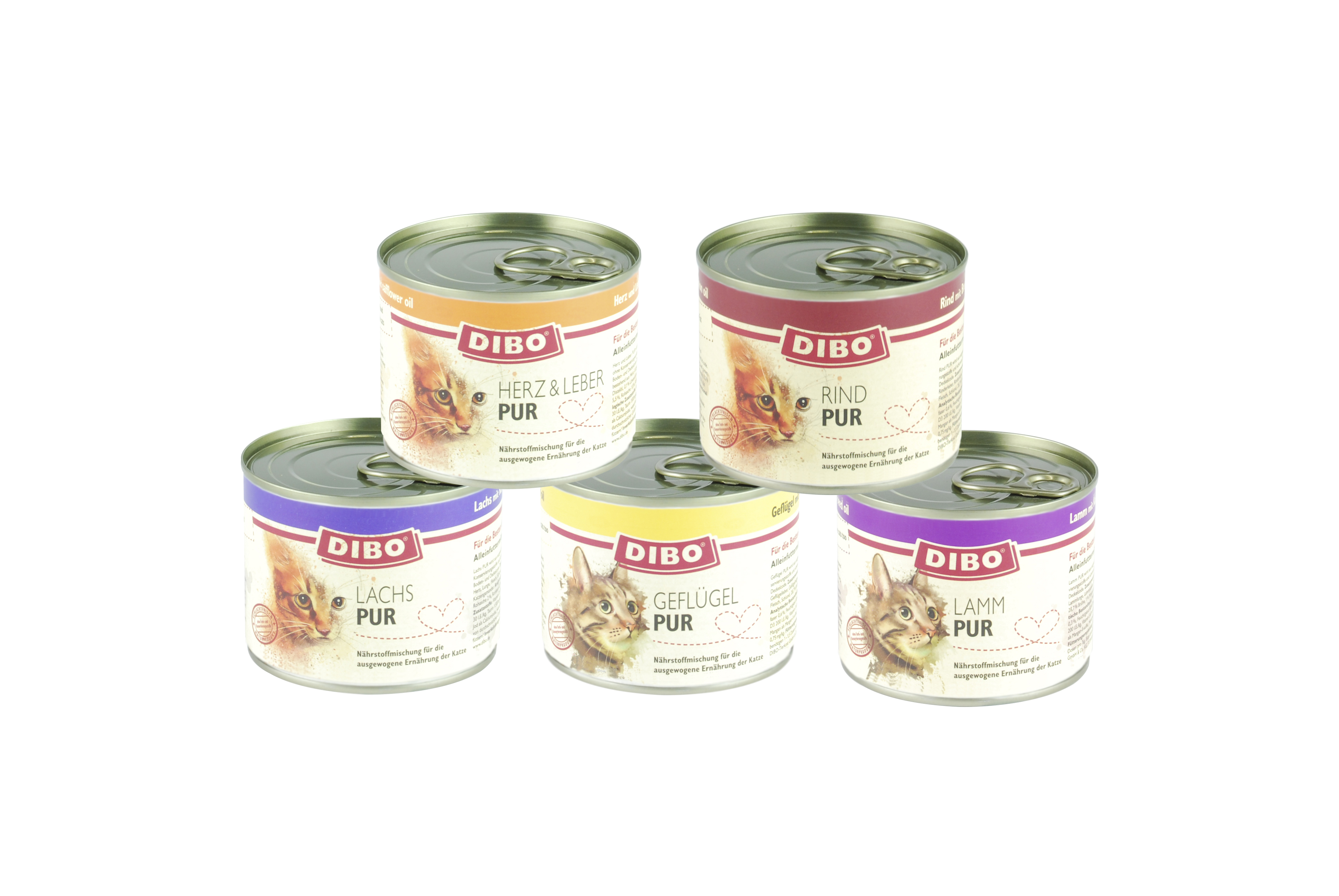 DIBO - CAT PUR GEFLÜGEL, 200g-Dose