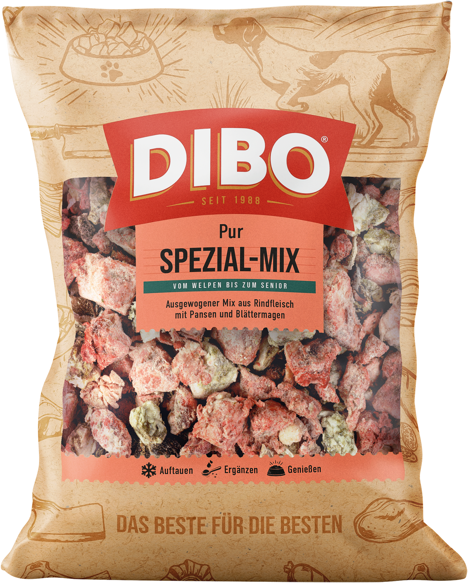 DIBO Spezial - B.A.R.F.-Frostfutter für Hunde