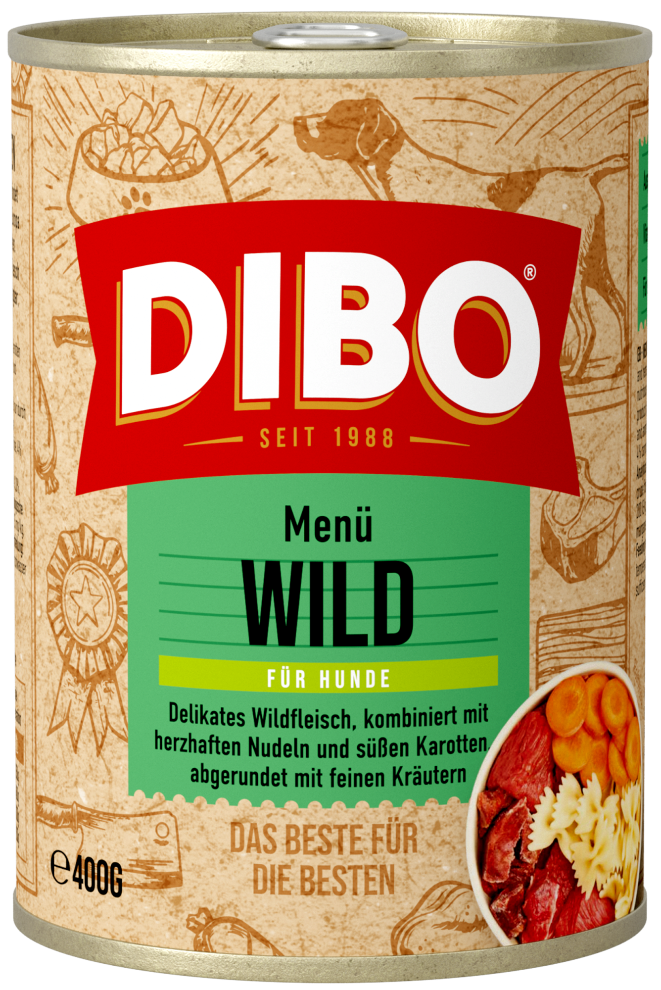 DIBO - WILD MENÜ, 400g-Dose