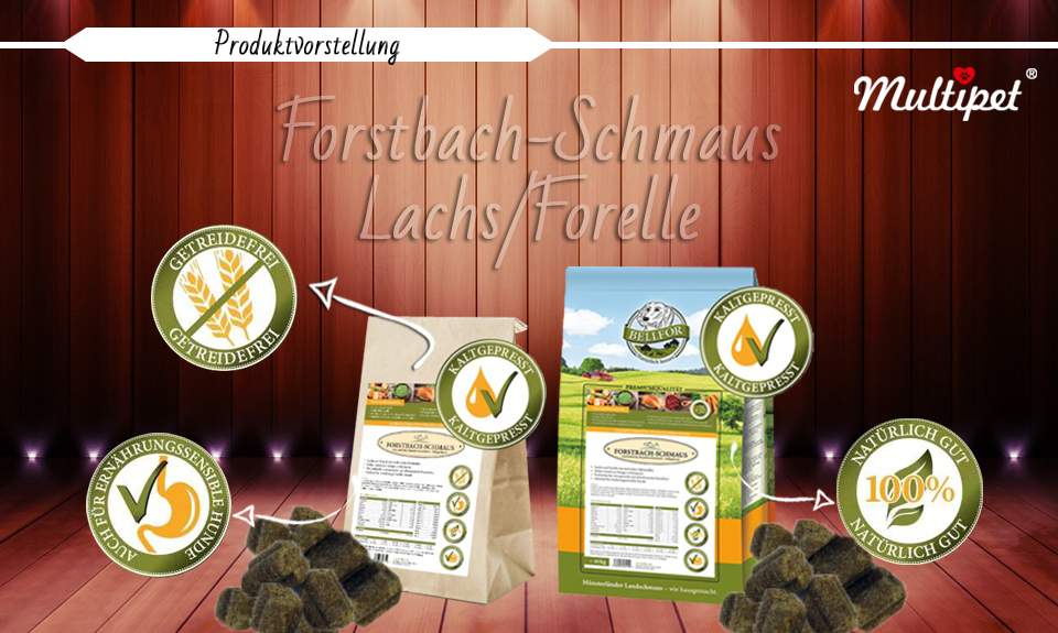 Forstbach-Schmaus "Lachs/Forelle", 4kg-Beutel