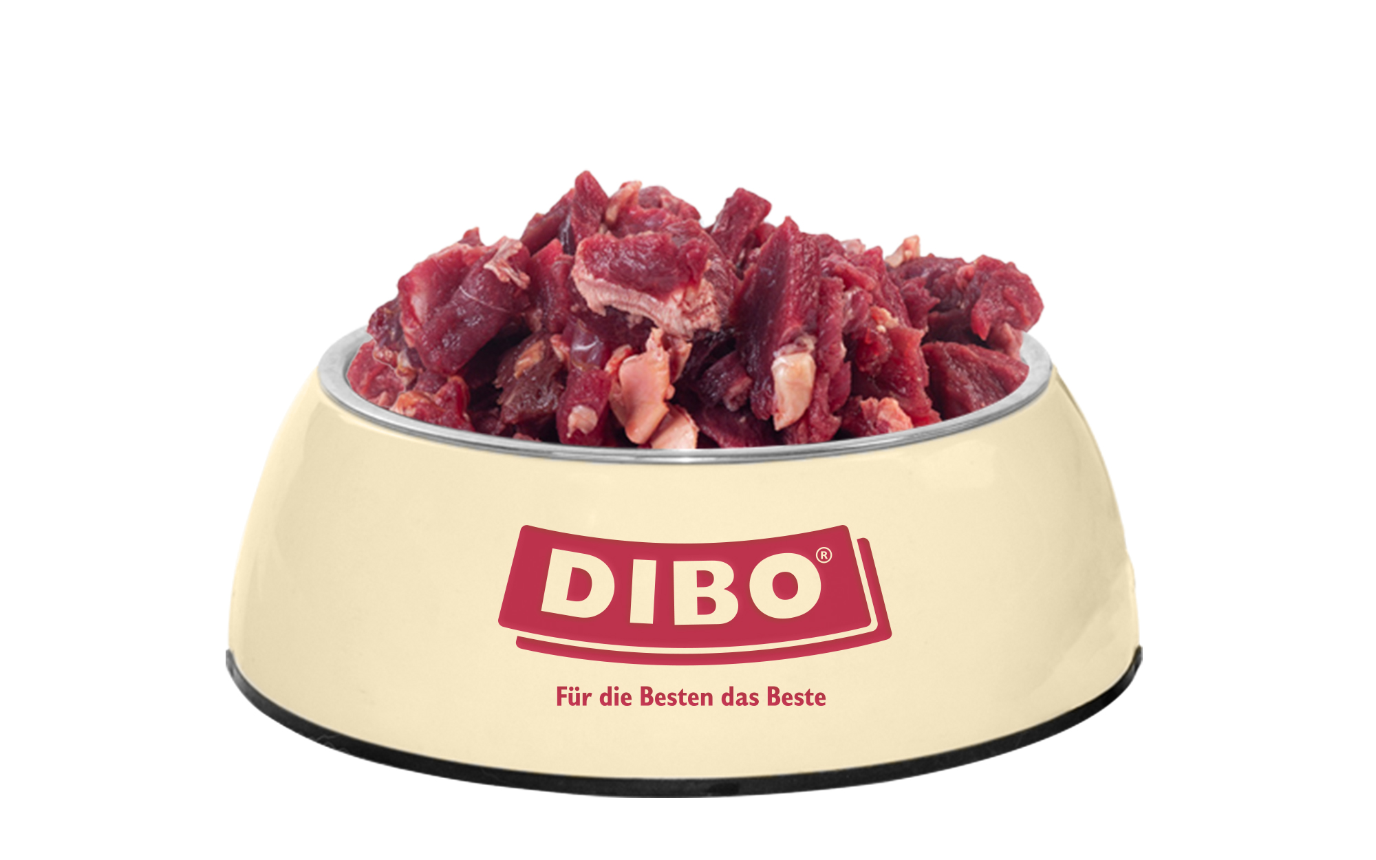DIBO Rindfleisch für Katzen - B.A.R.F.-Frostfutter für Katzen - 12 x 500g