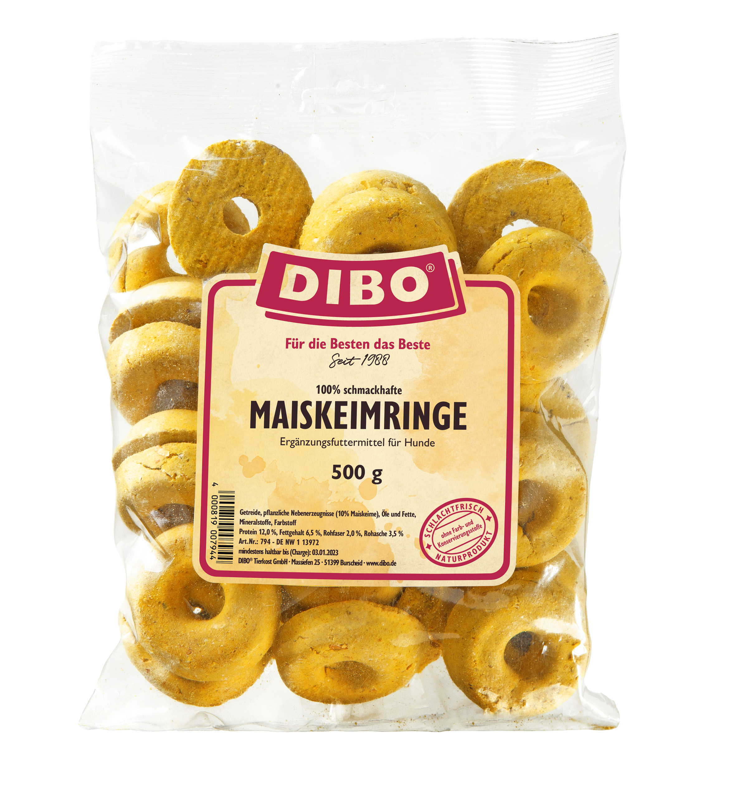 Maiskeimringe 500g-Beutel