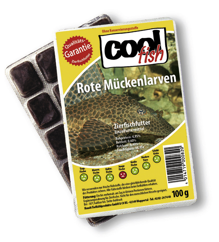 Cool Fish Rote Mückenlarven, 100g-Blister