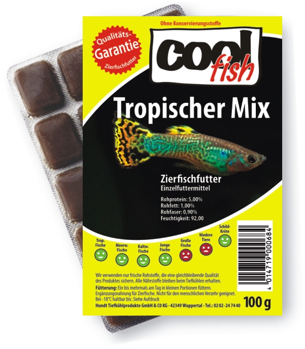 Cool Fish Tropischer Mix, 100g-Blister