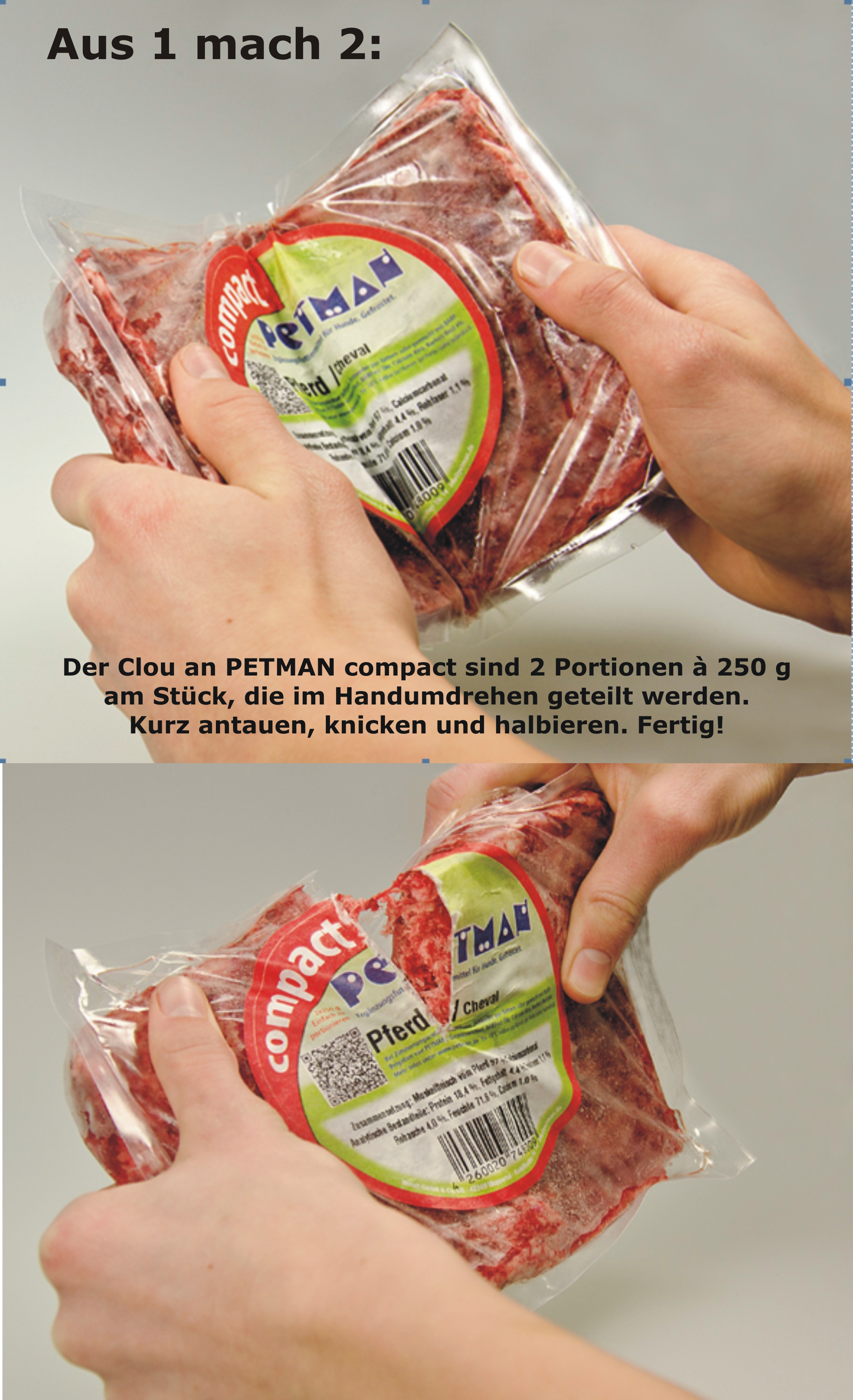 Petman compact Rindfleisch