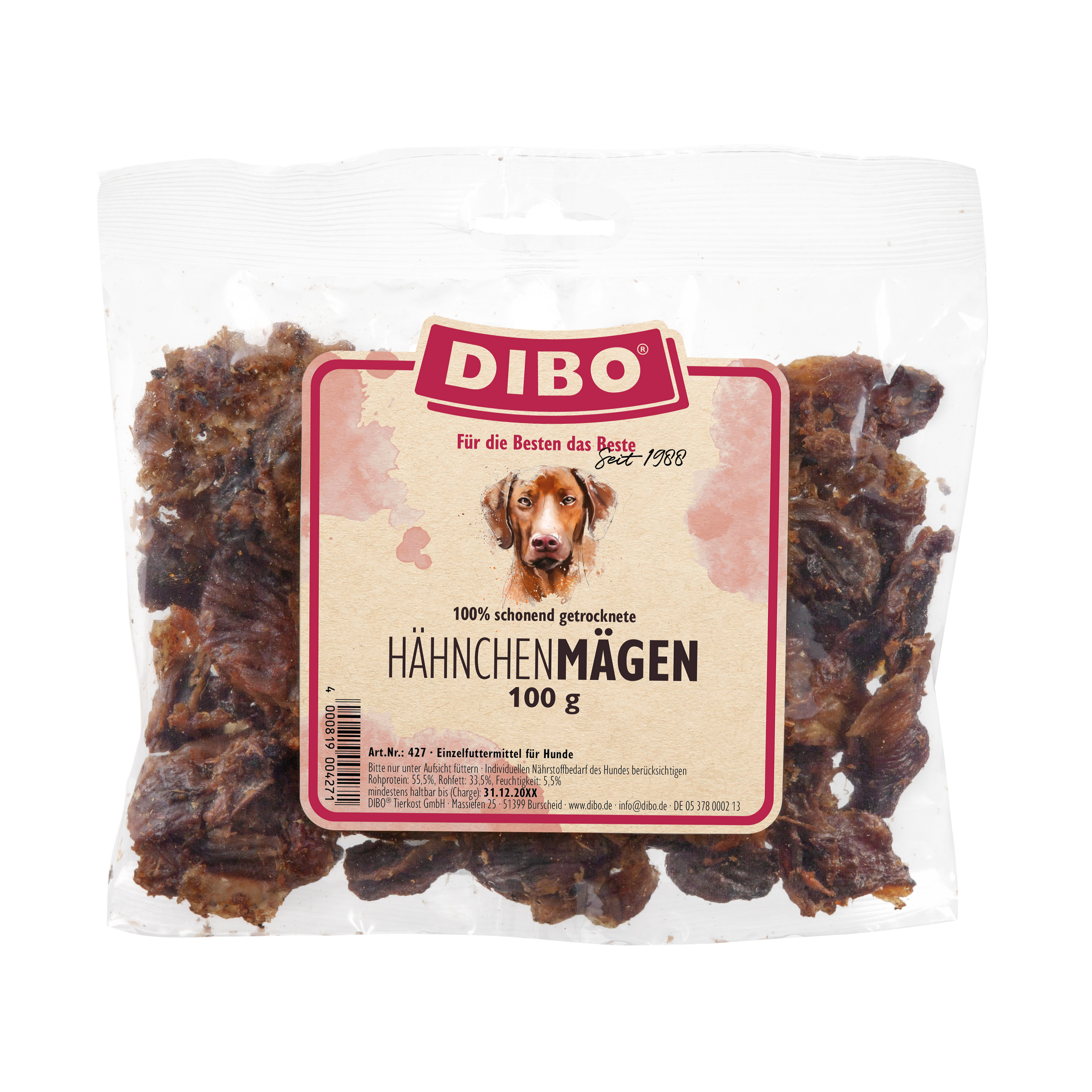 DIBO Hähnchen-Mägen, 100g-Beutel