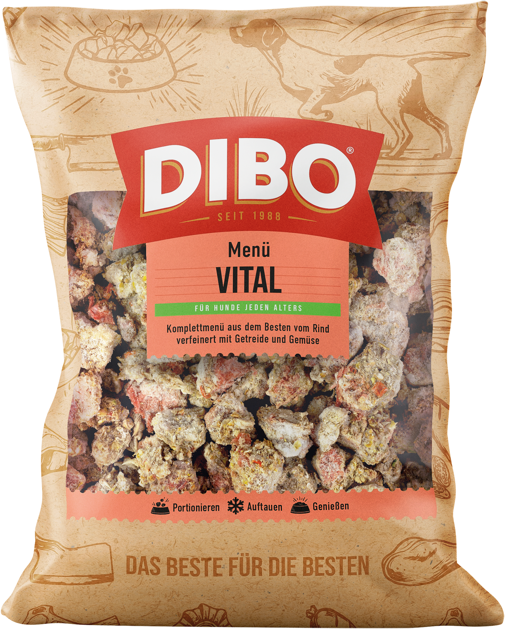 DIBO Menü-Vital - B.A.R.F.-Frostfutter für Hunde