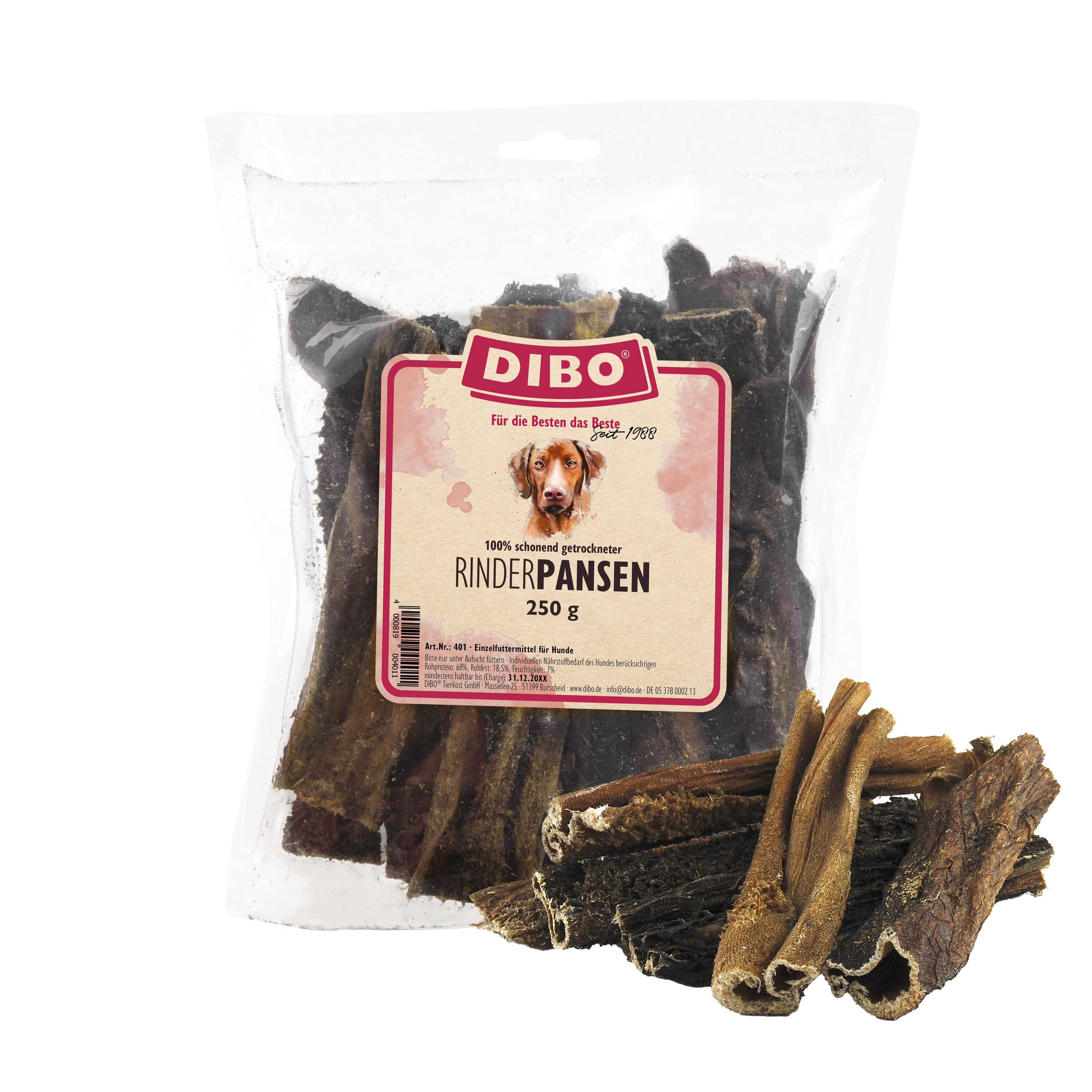 DIBO Rinder-Pansen, 250g-Beutel