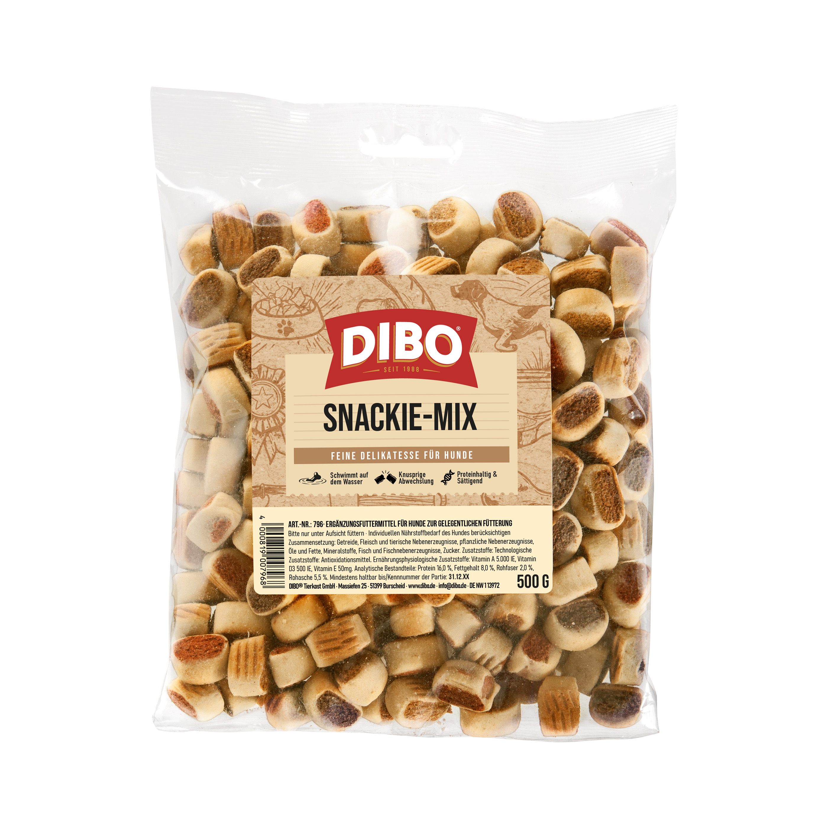 DIBO Snackie-Mix, 500g-Beutel