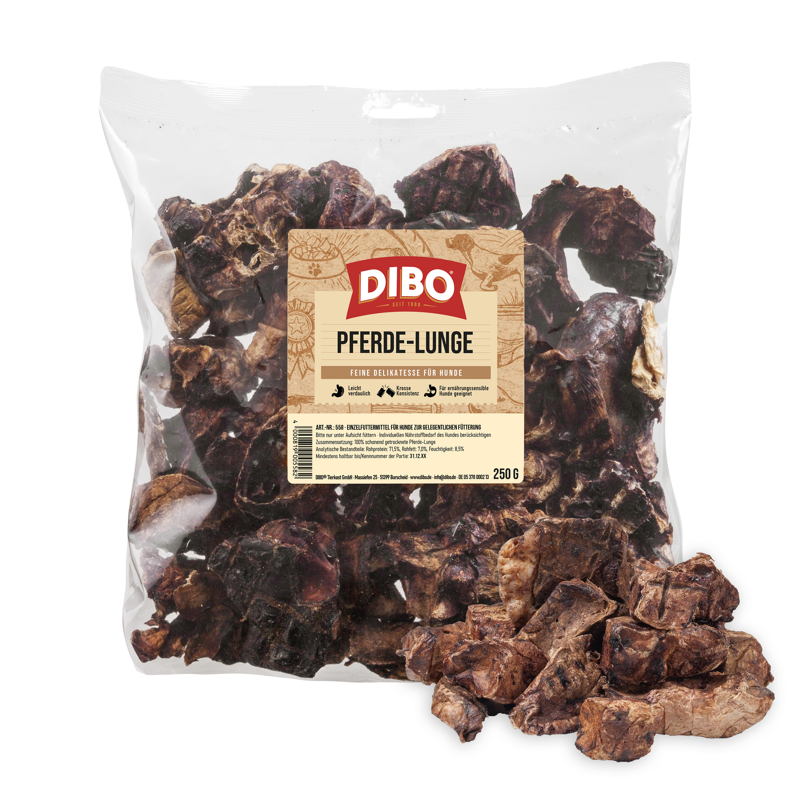 DIBO Pferde-Lunge, 250g-Beutel