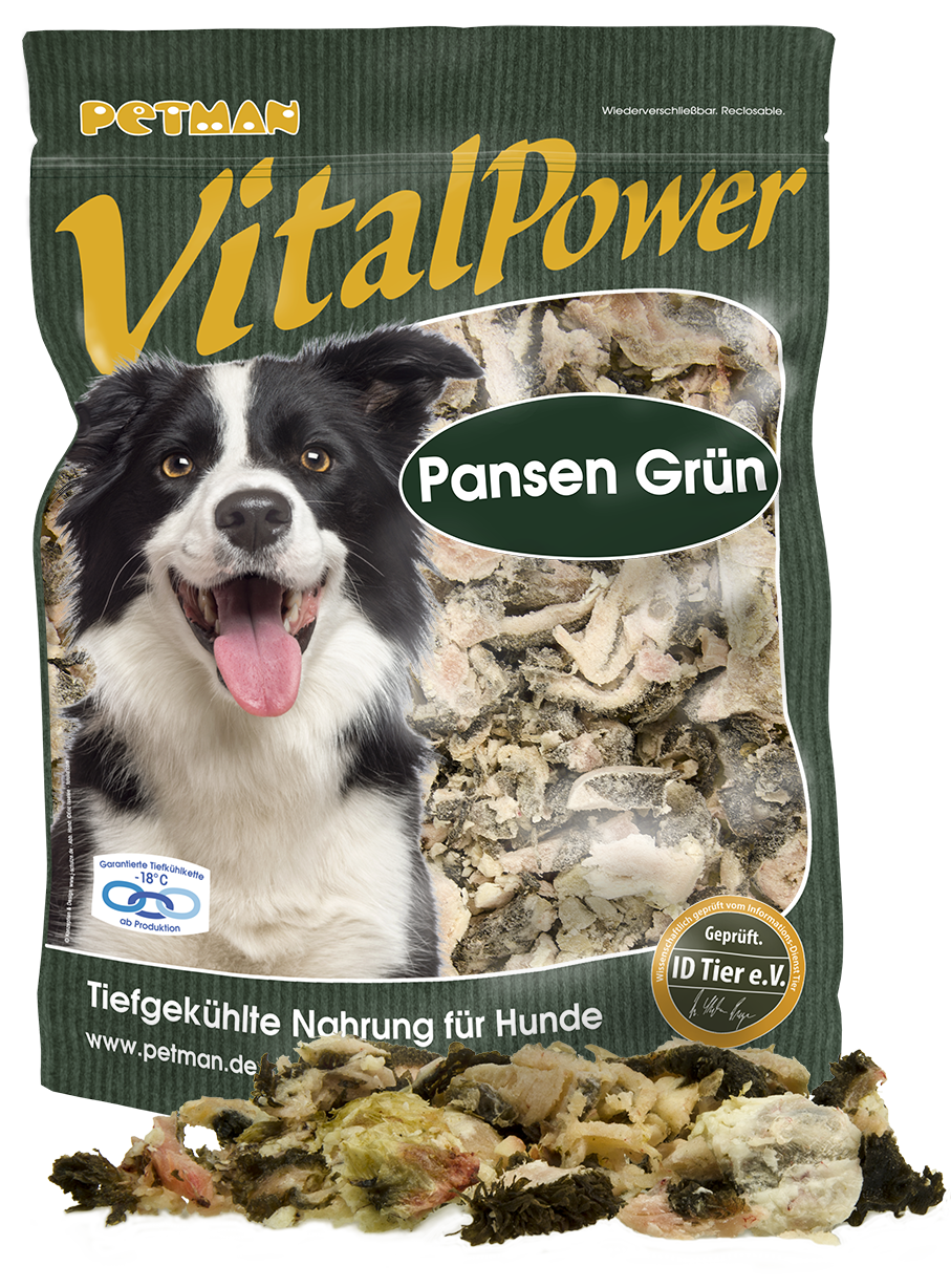 PETMAN Vital Power Pansen grün, 1000g-Beutel