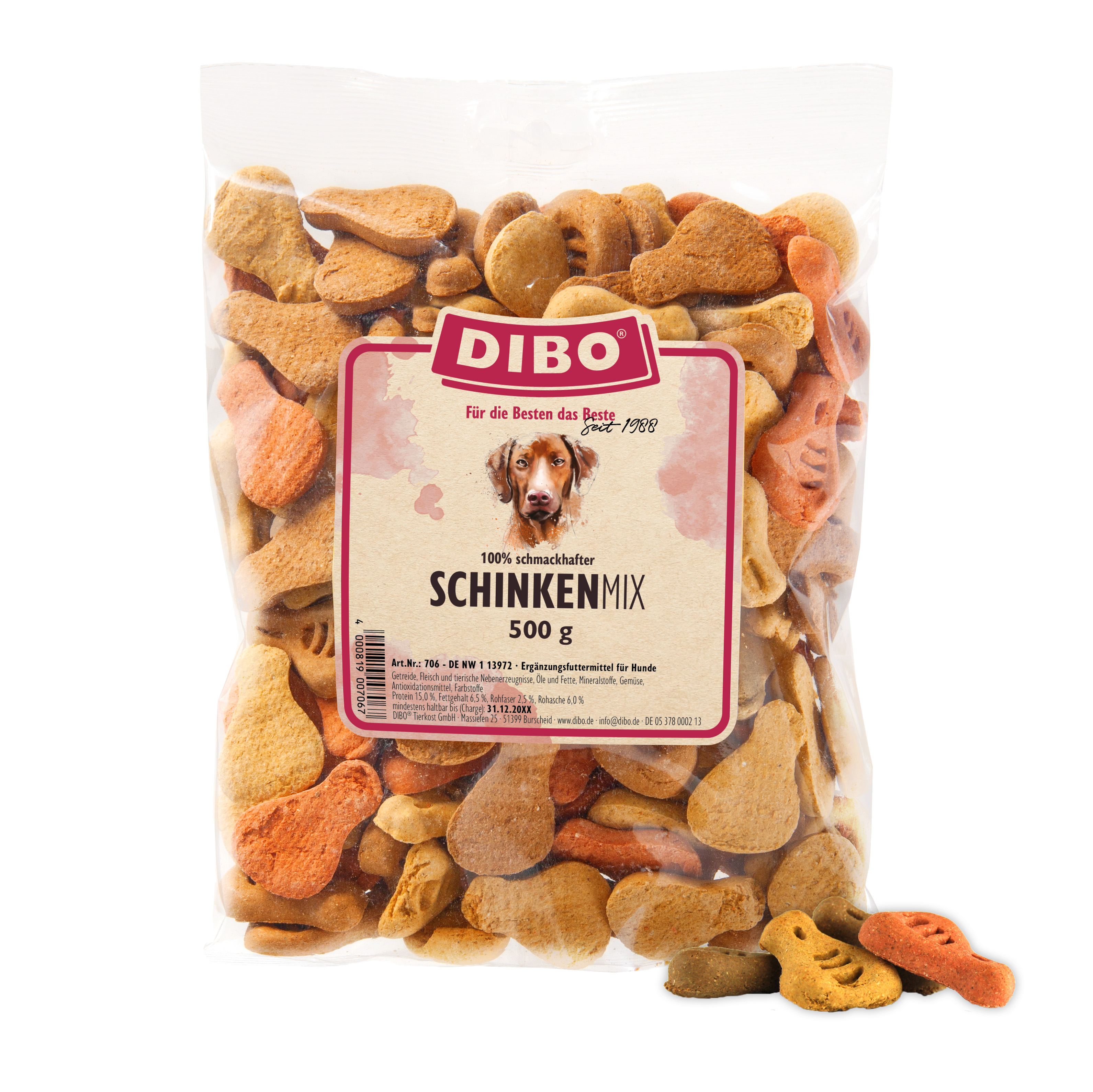DIBO Schinken-Mix, 500g-Beutel
