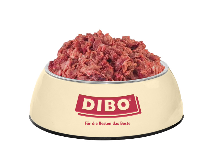 DIBO Tiefkühlwurst Rindfleisch - B.A.R.F.-Frostfutter für Hunde - 8 x 800g