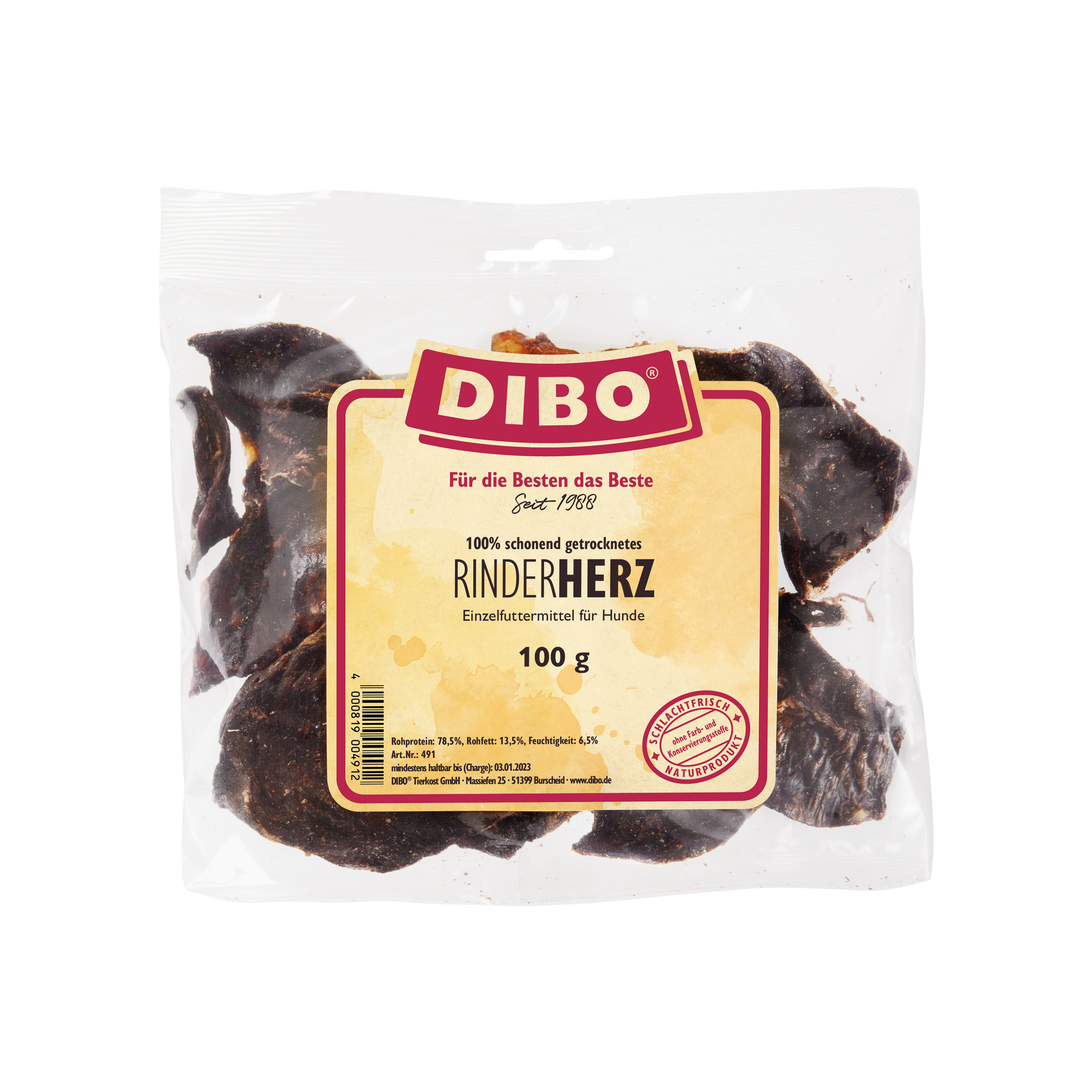 DIBO Rinder-Herz, entfettet