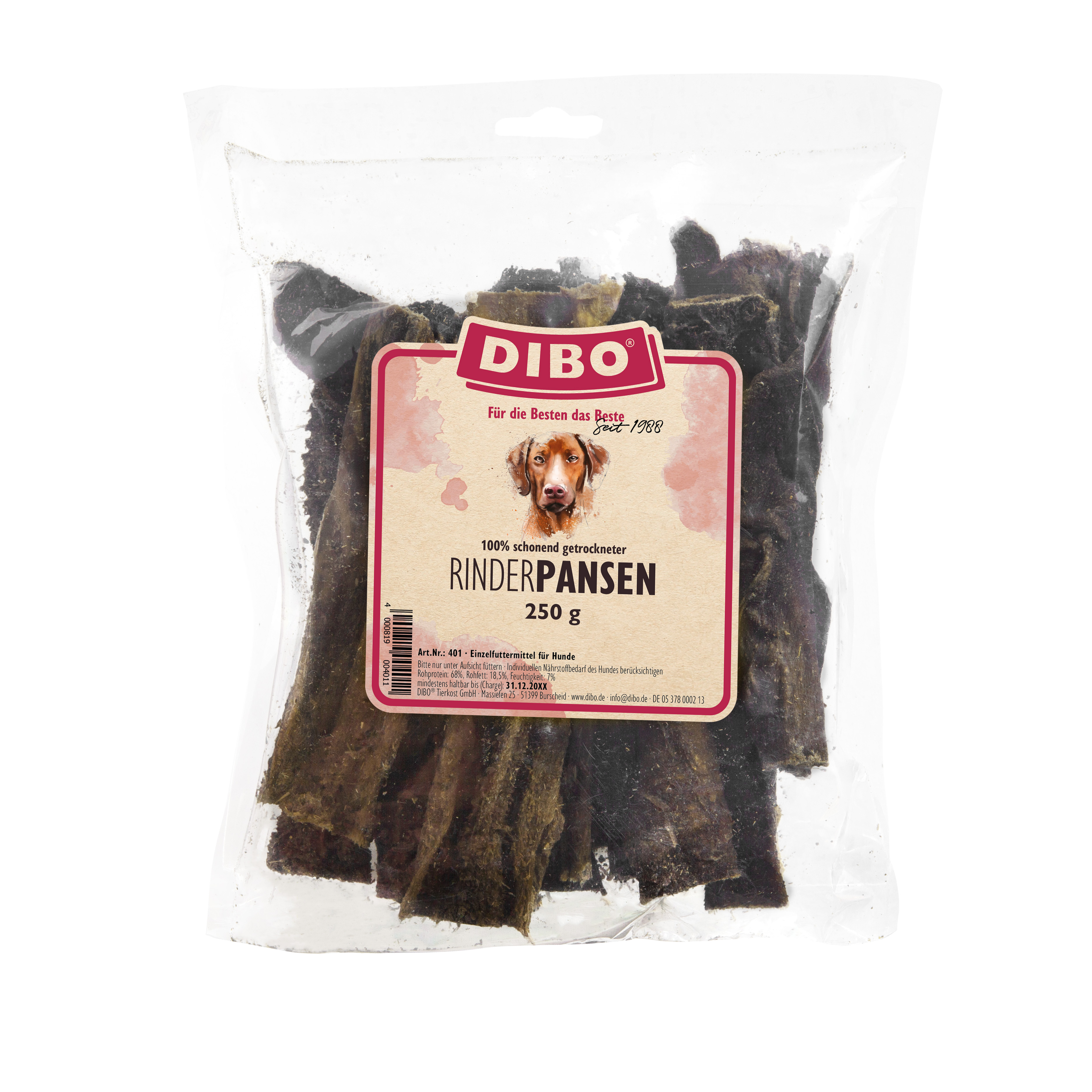 DIBO Rinder-Pansen, 250g-Beutel