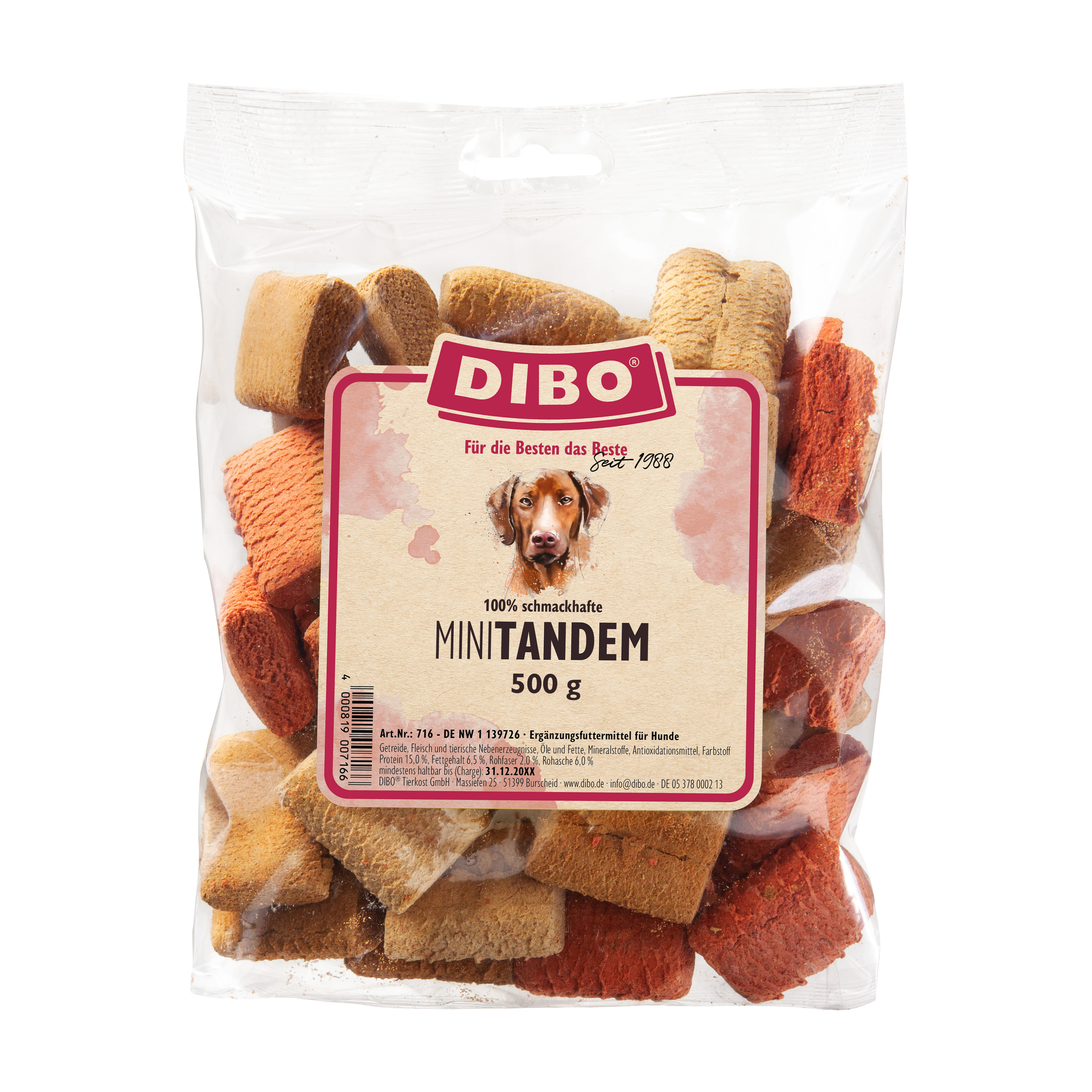 DIBO Mini-Tandem Kuchen, 500g-Beutel