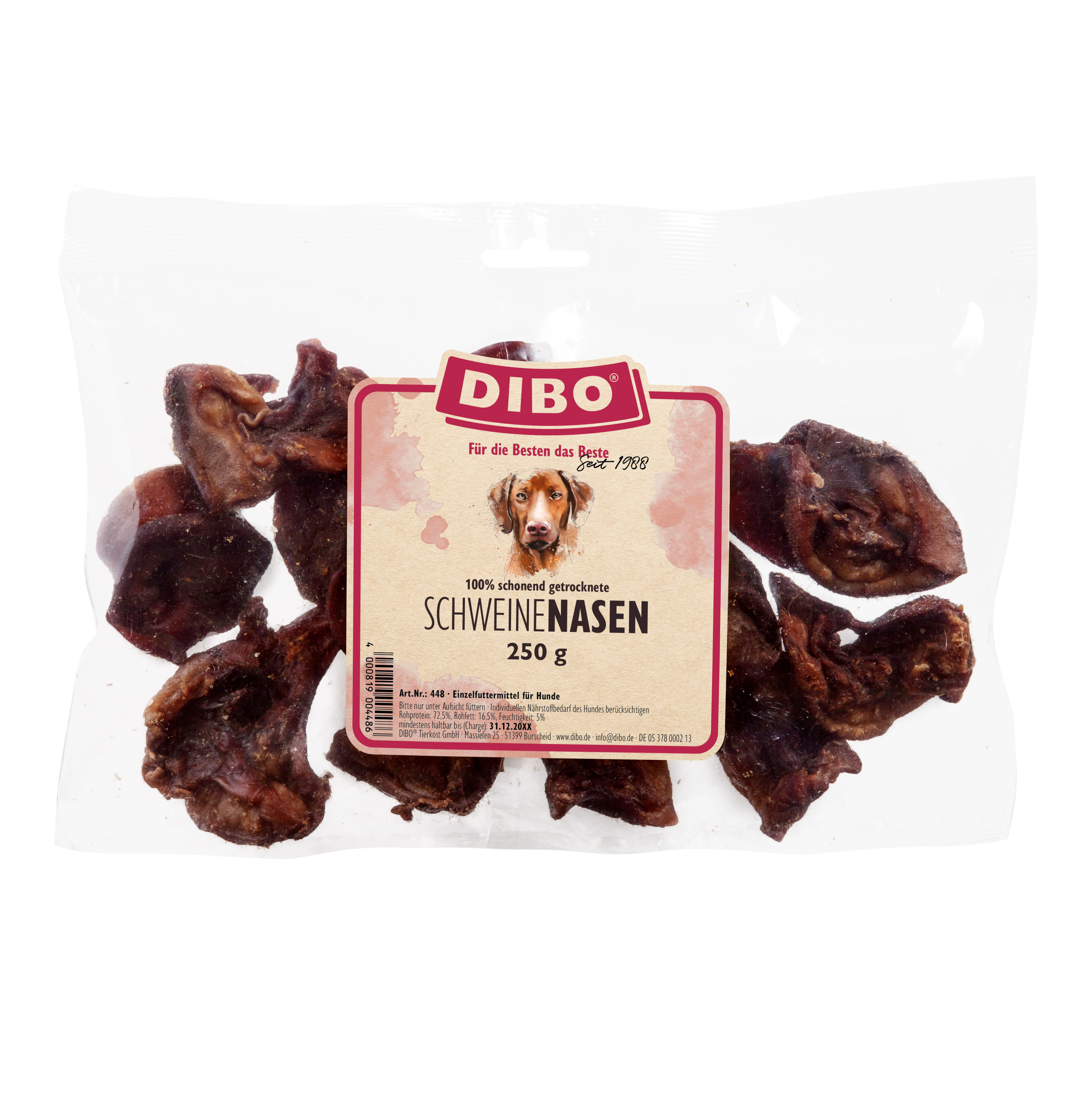 DIBO Schweine-Nasen, 250g-Beutel