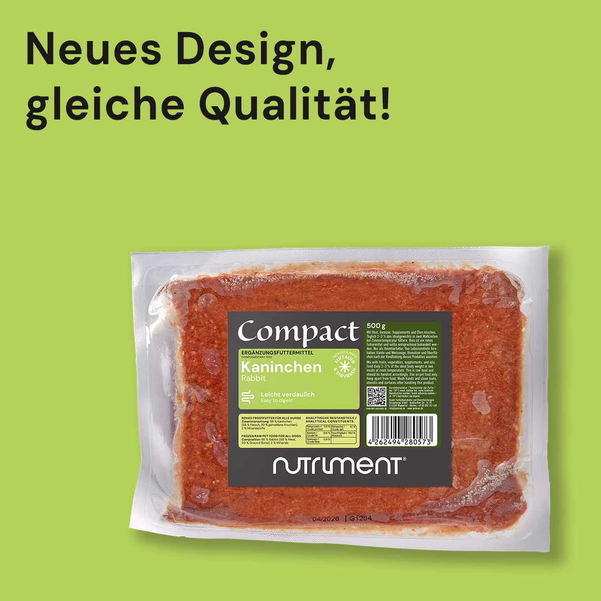 Nutriment Compact KANINCHEN