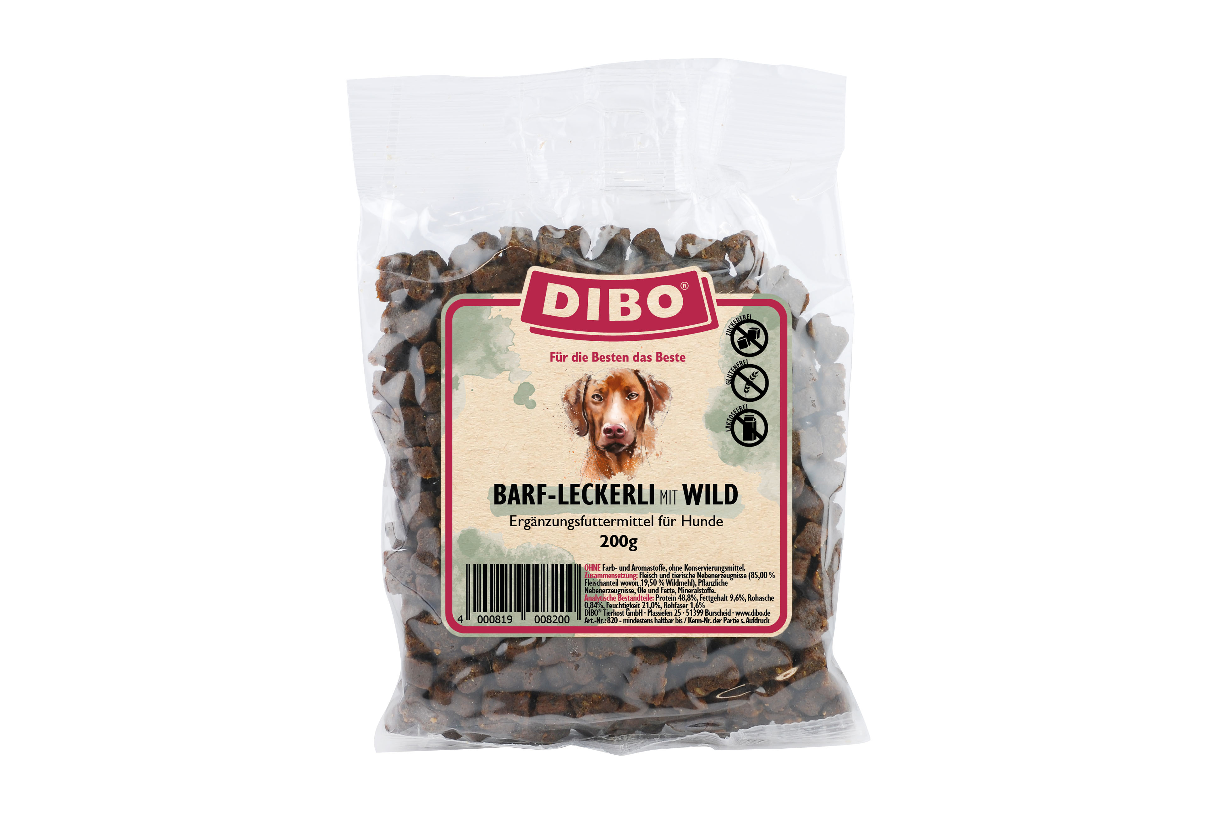 DIBO BARF-Leckerli Wild, 200g-Beutel