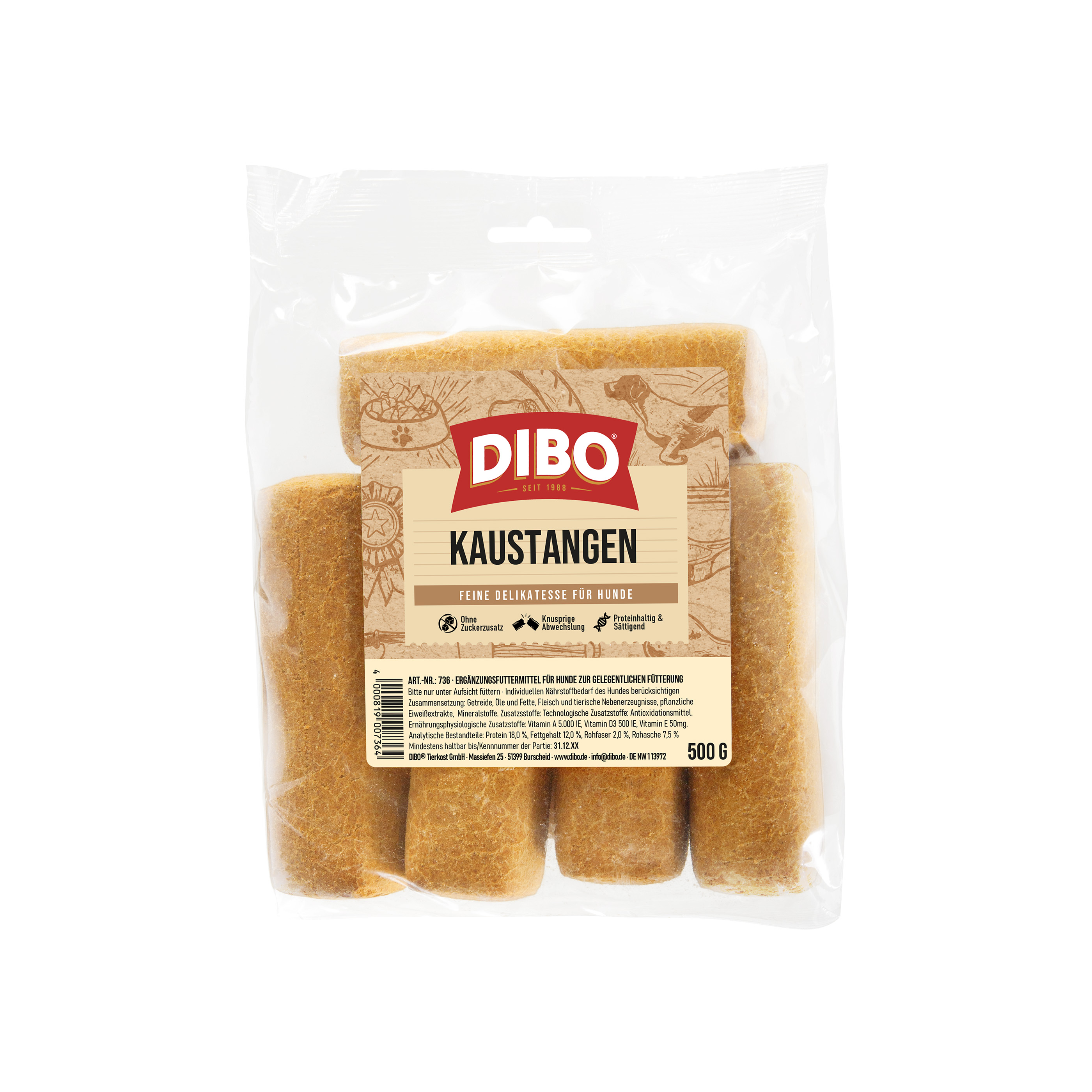DIBO Kaustangen, 500g-Beutel