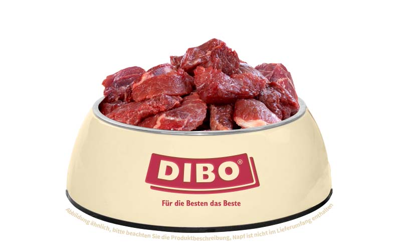 DIBO Rindfleisch - B.A.R.F.-Frostfutter für Hunde - 3 x 2000g