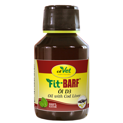 Fit-Barf Öl D3, 100ml-Flasche