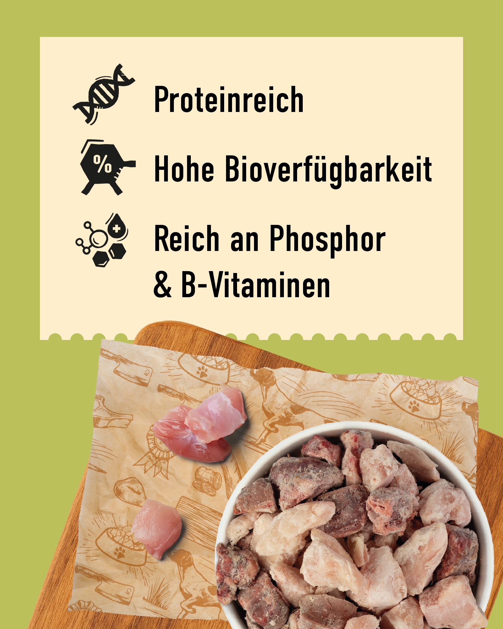 DIBO Kaninchen - B.A.R.F.-Frostfutter für Hunde und Katzen